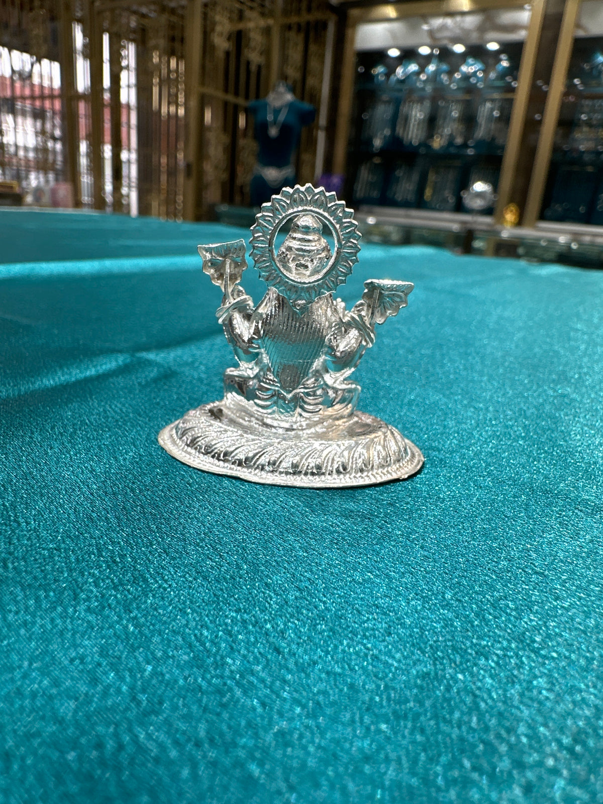 Silver Lakshmi Ji Idol