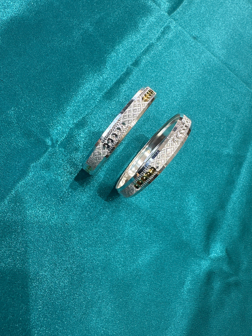 Designer Silver Bangles