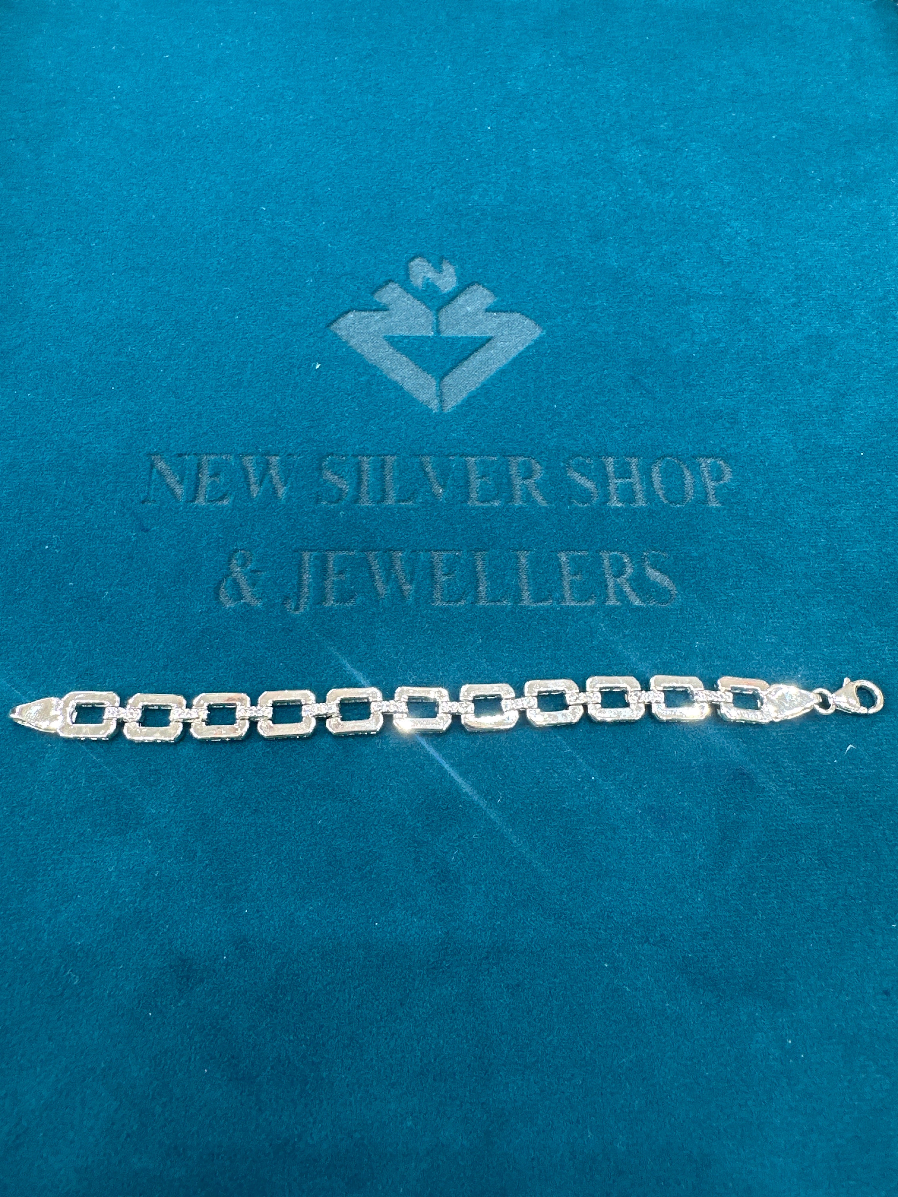 Men’s Designer Silver Bracelet (7mm)