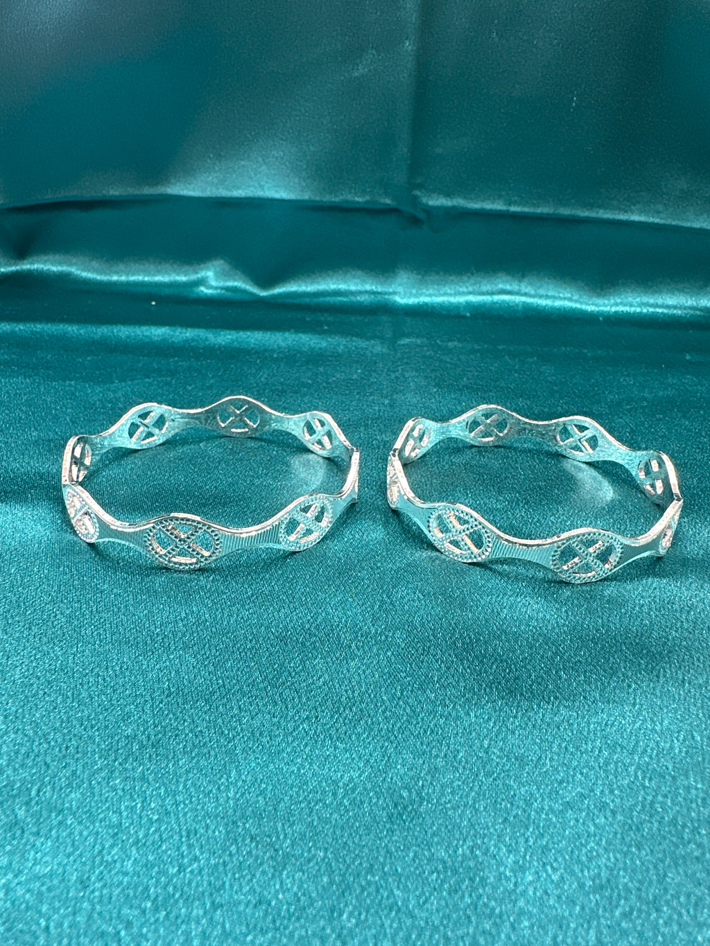 Designer Silver Bangles