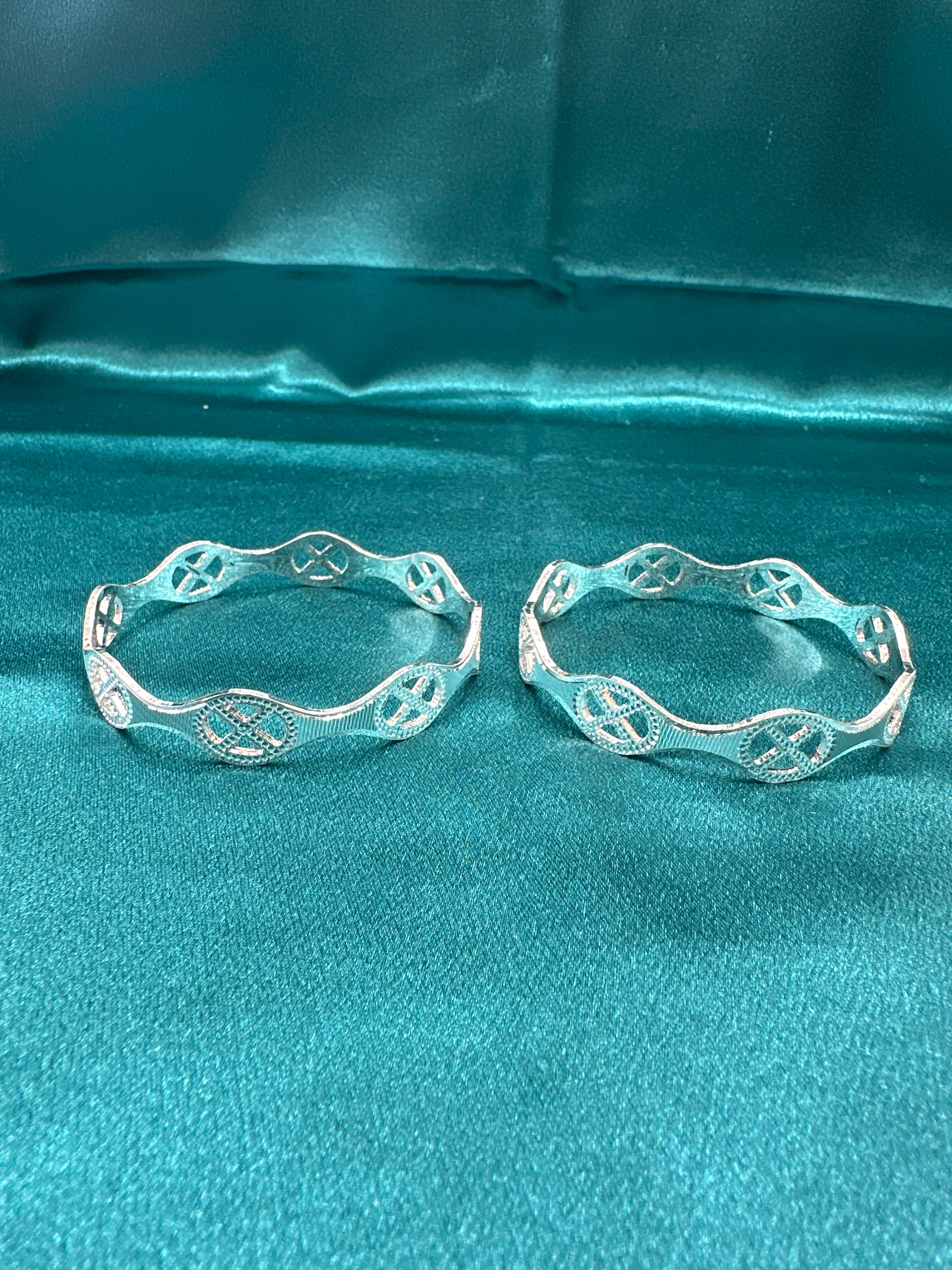 Designer Silver Bangles