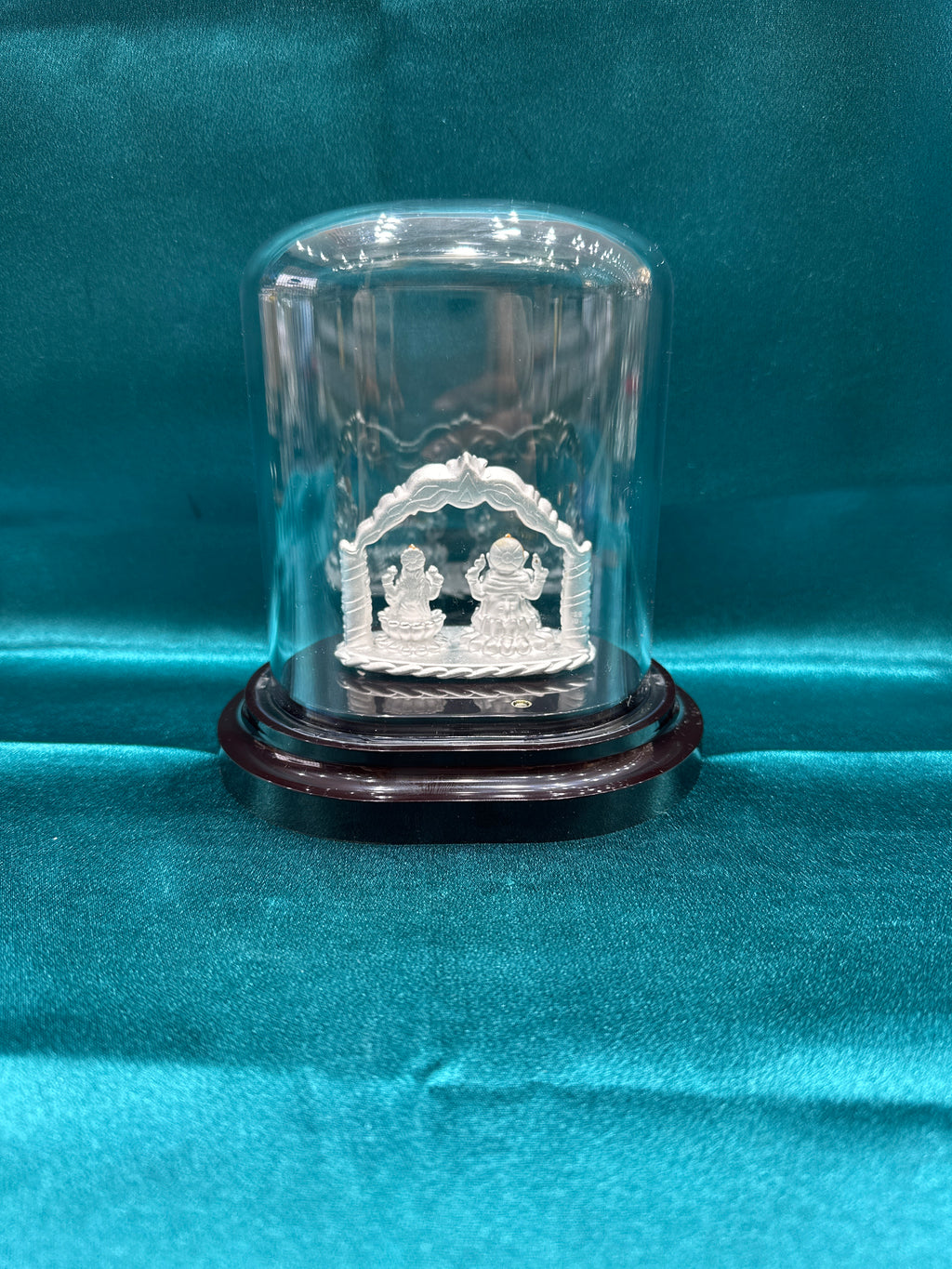 Pure Silver  Lakshmi Ganesh Ji Idol (Murti)