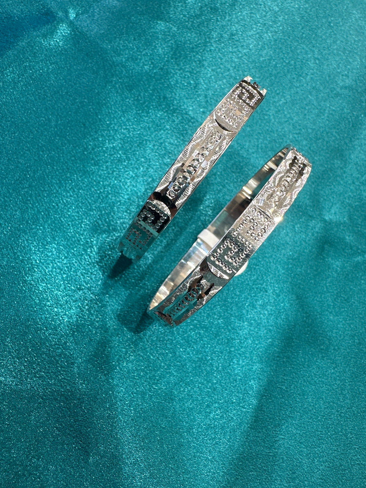 Designer Silver Bangles