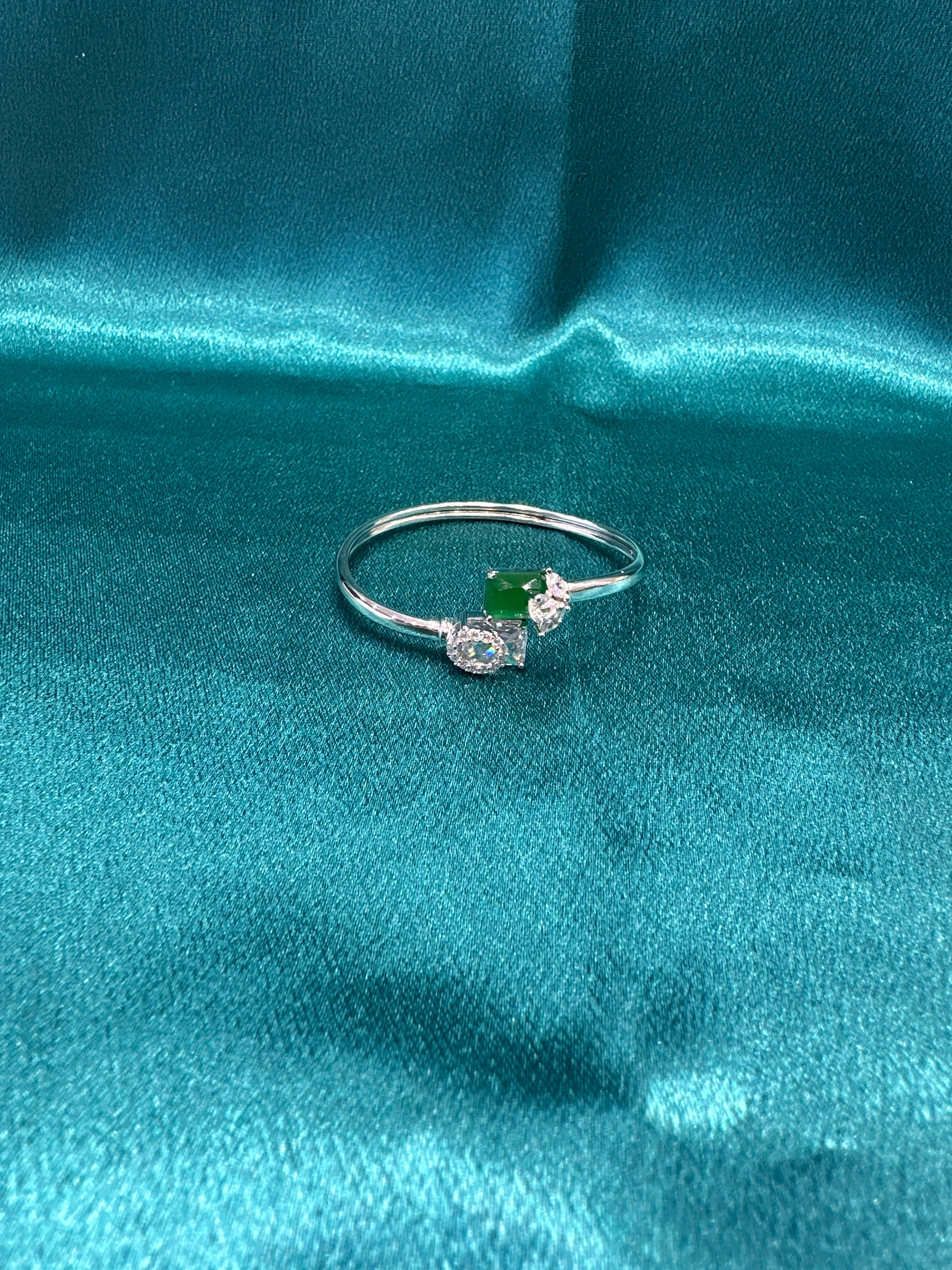 Fancy Silver baby bangles