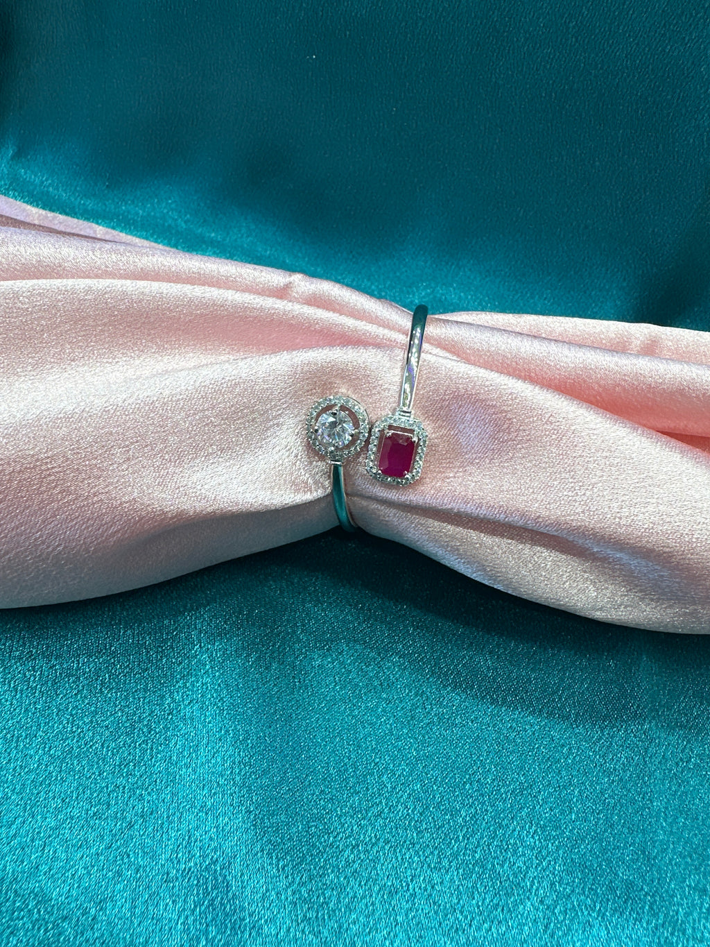 Fancy Silver baby bangles