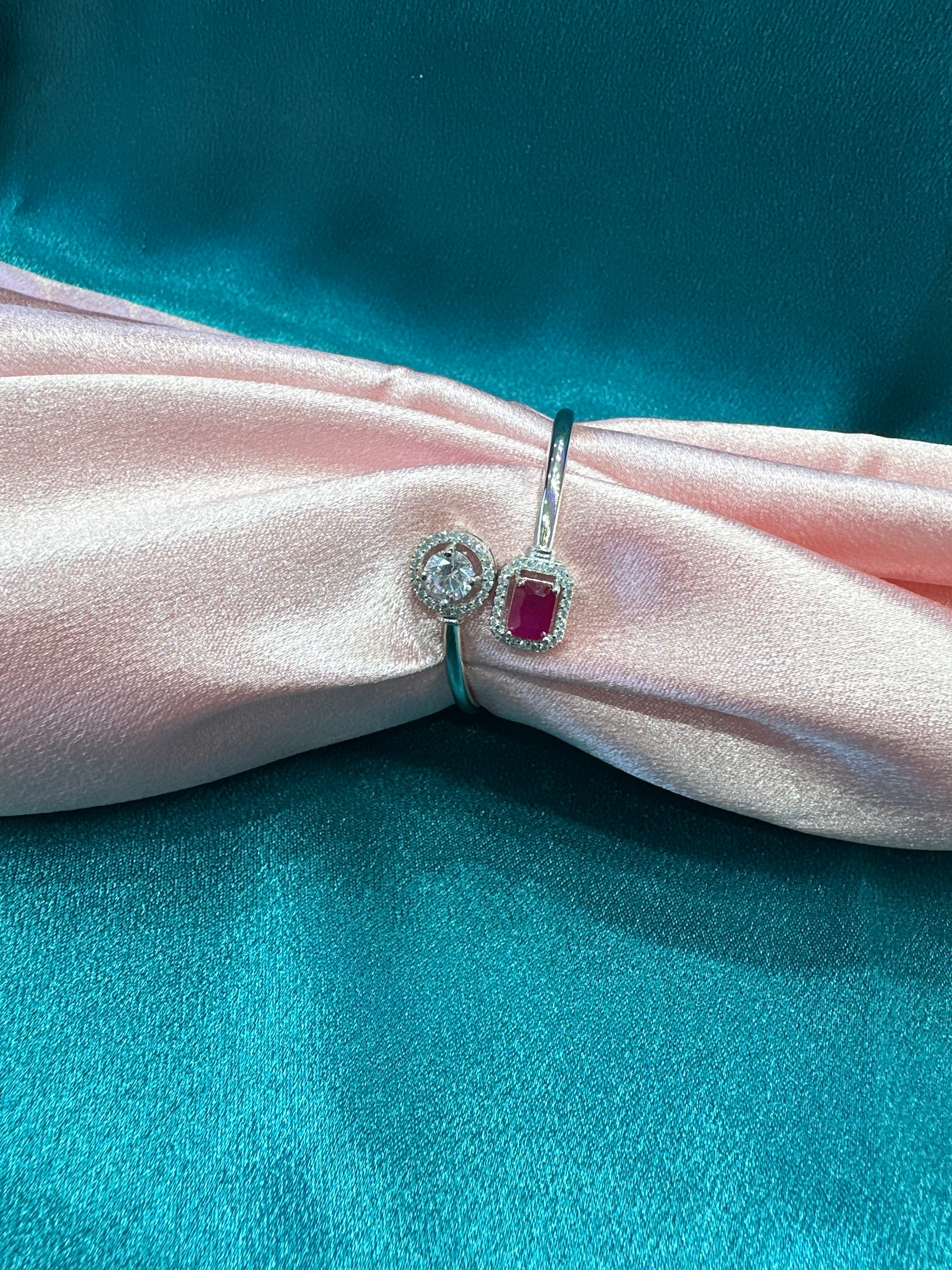 Fancy Silver baby bangles