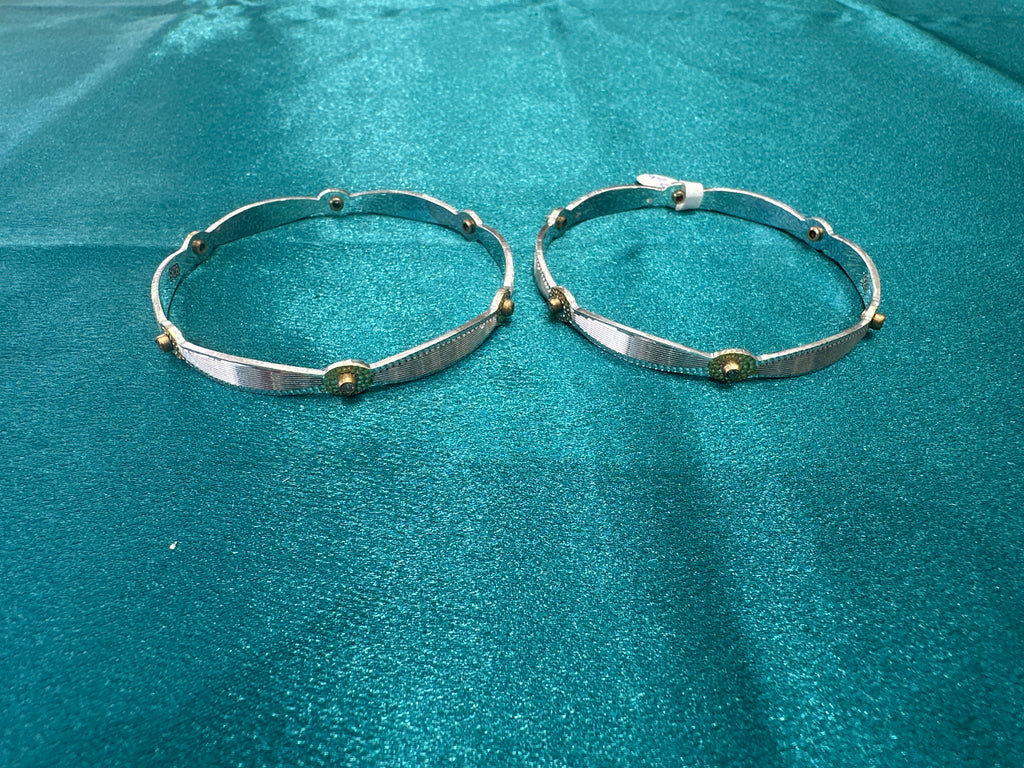 Designer Silver Bangles
