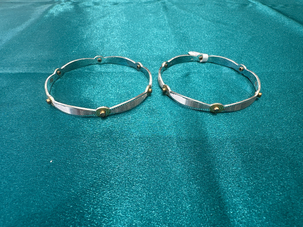 Designer Silver Bangles
