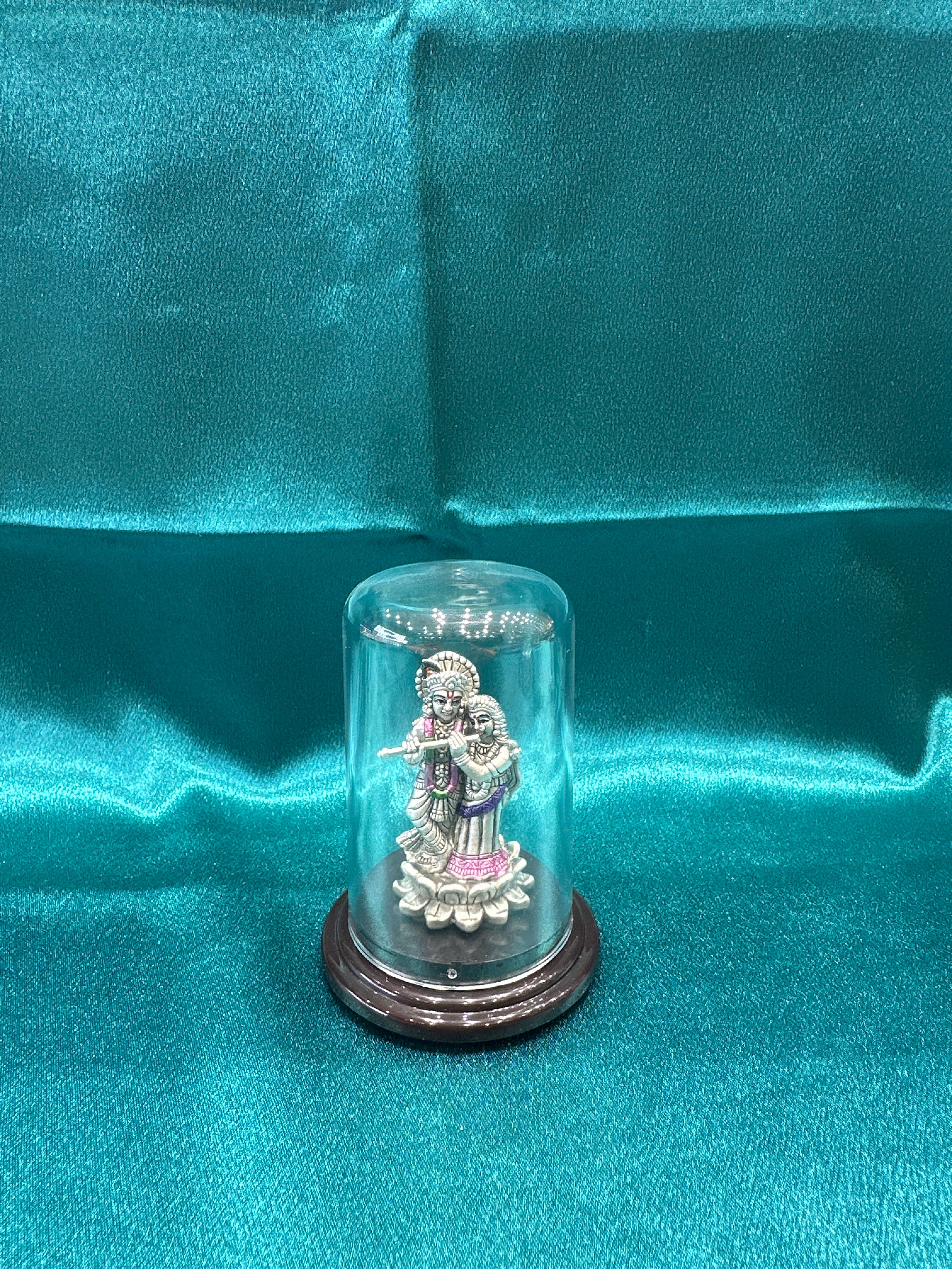 Pure Silver Radha Krishna Ji Idol (Murti)