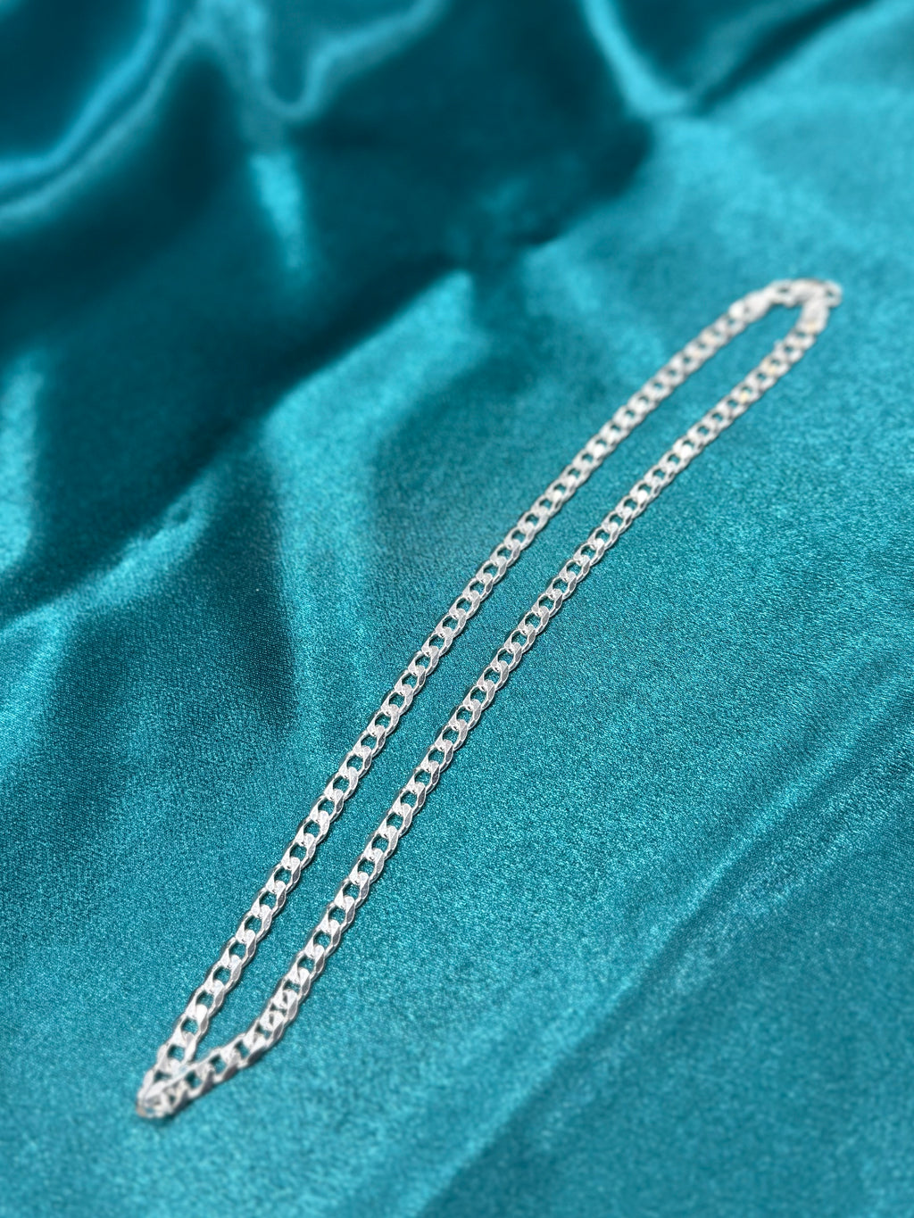 6mm Cuban link silver chain