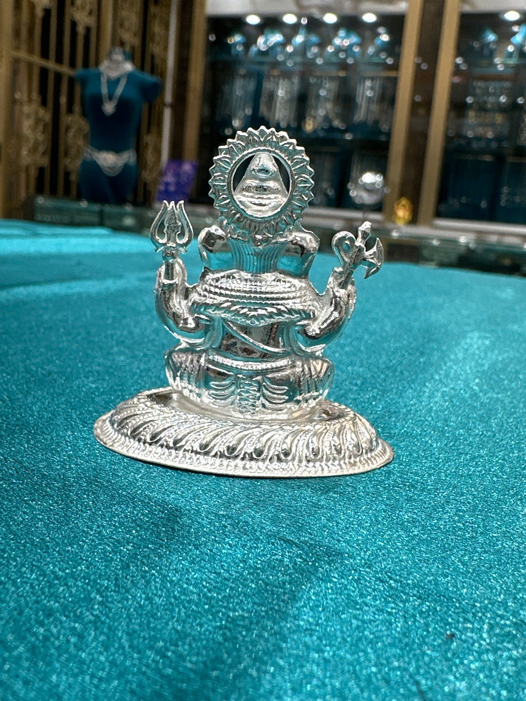 Silver Ganesh Ji Idol
