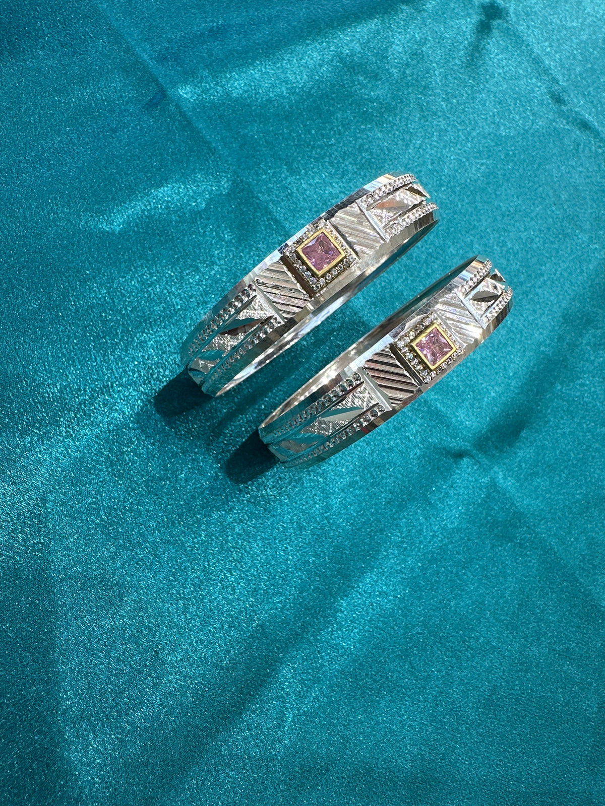 Designer Silver Bangles