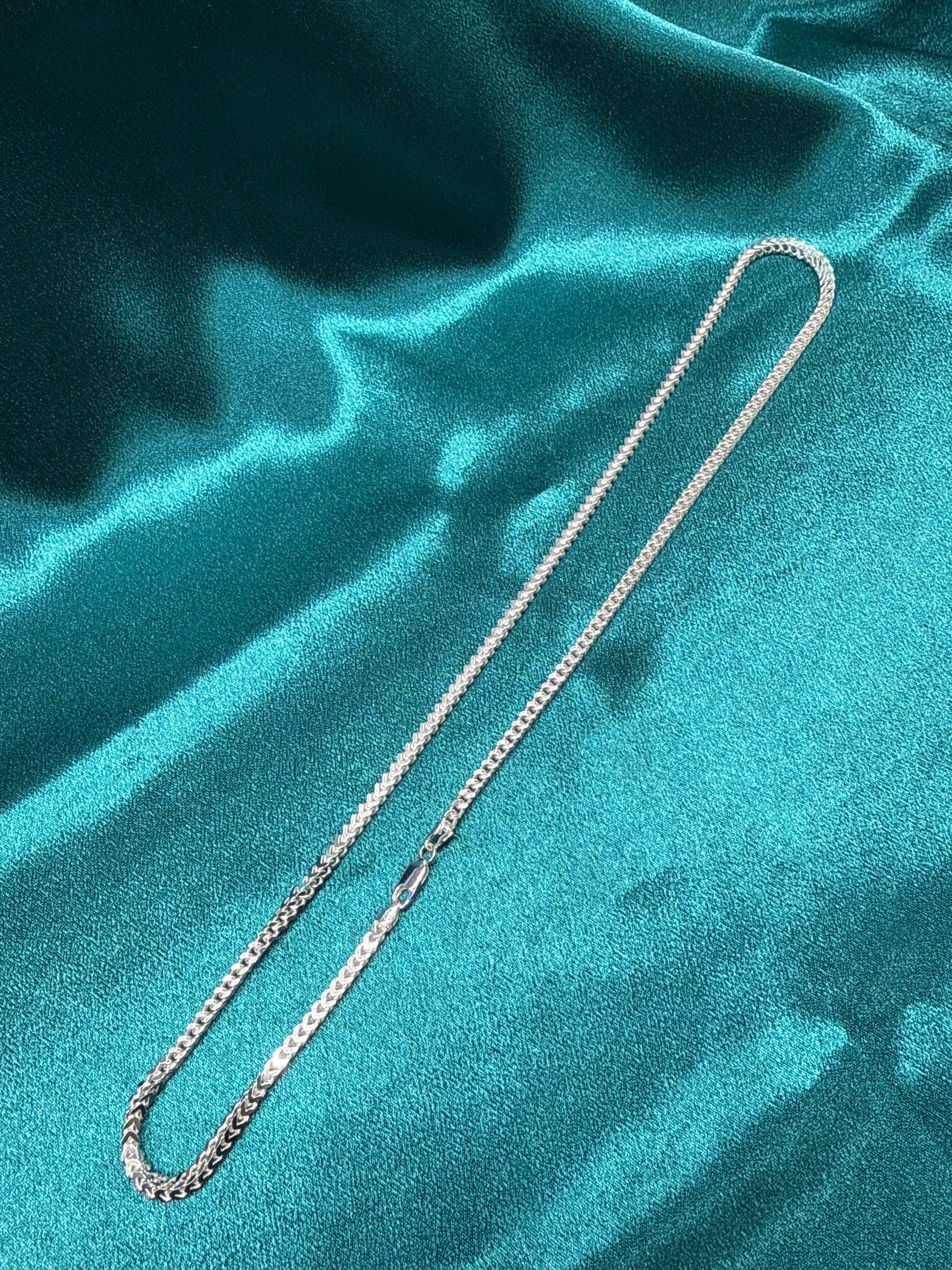 3mm Foxtail silver chain