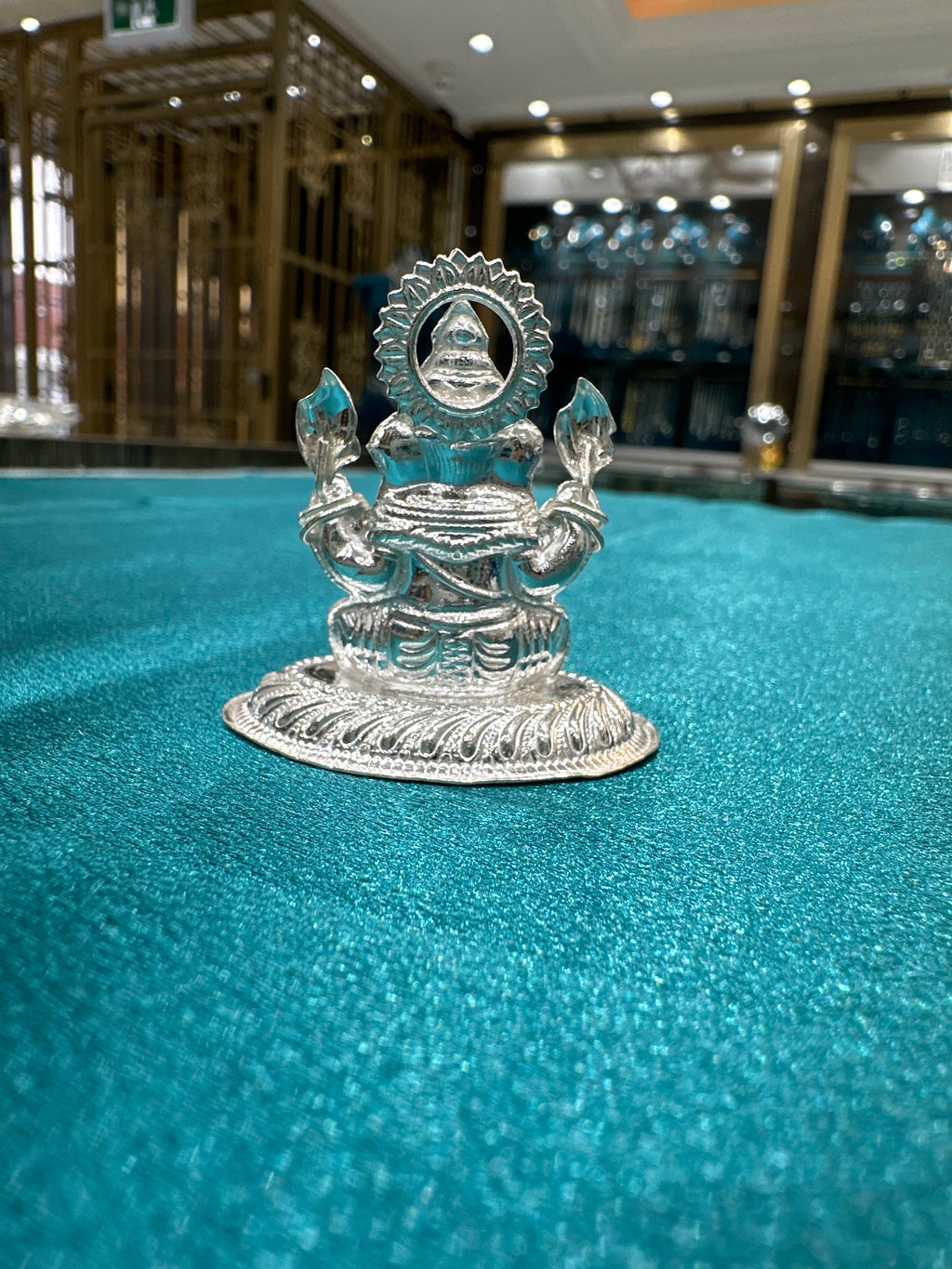 Silver Ganesh Ji Idol