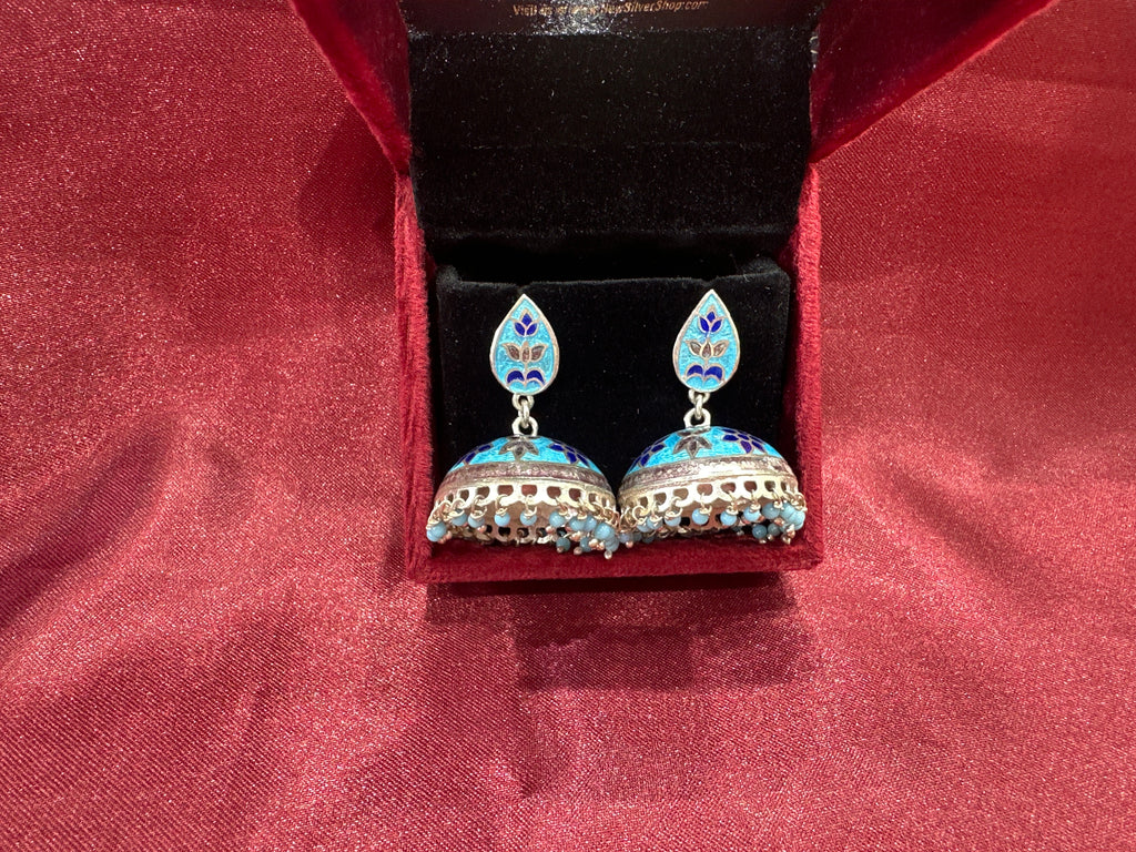 Antique Style Designer Silver Earrings