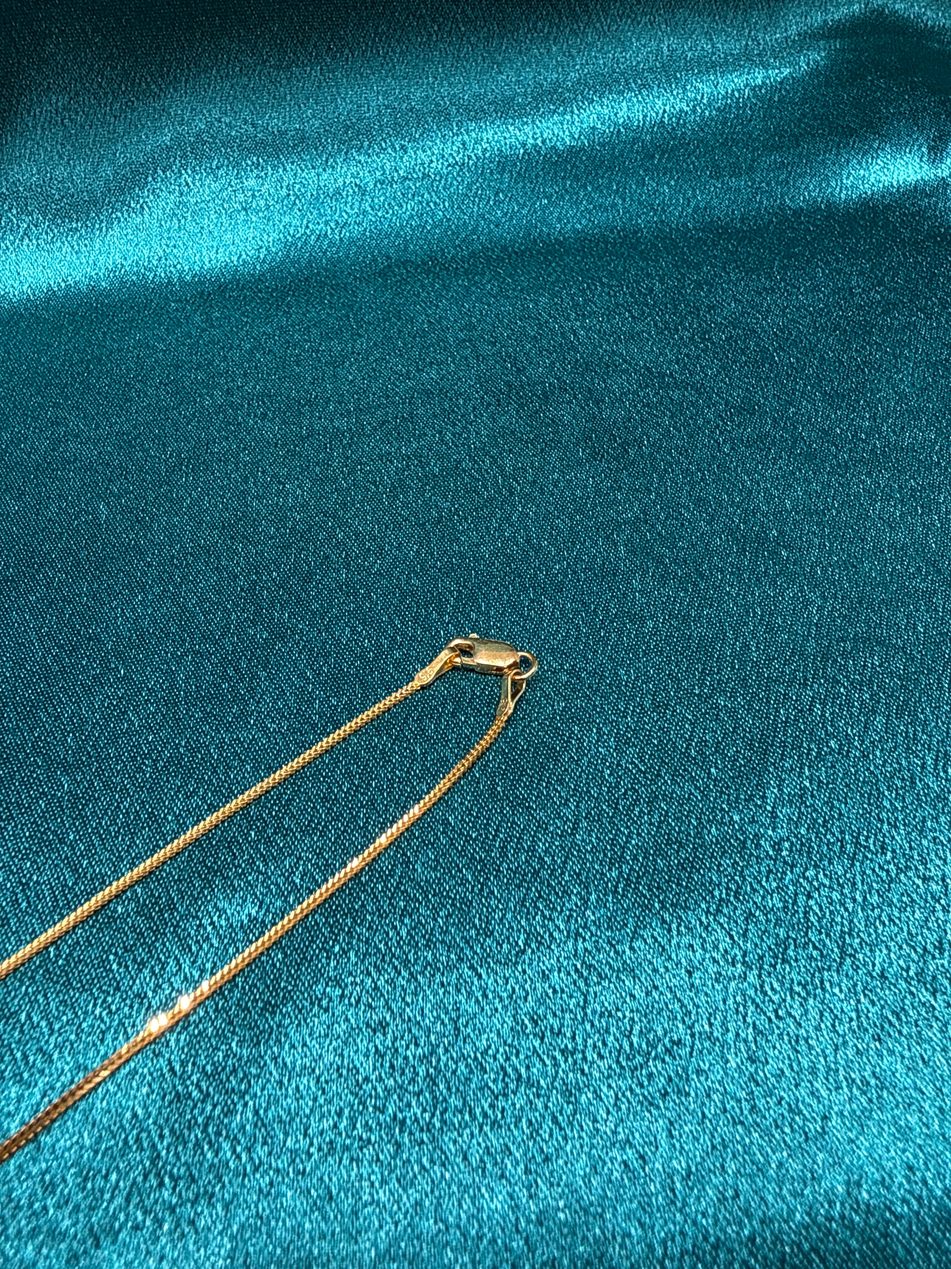 22K Gold Chain (Box Foxtail Design)