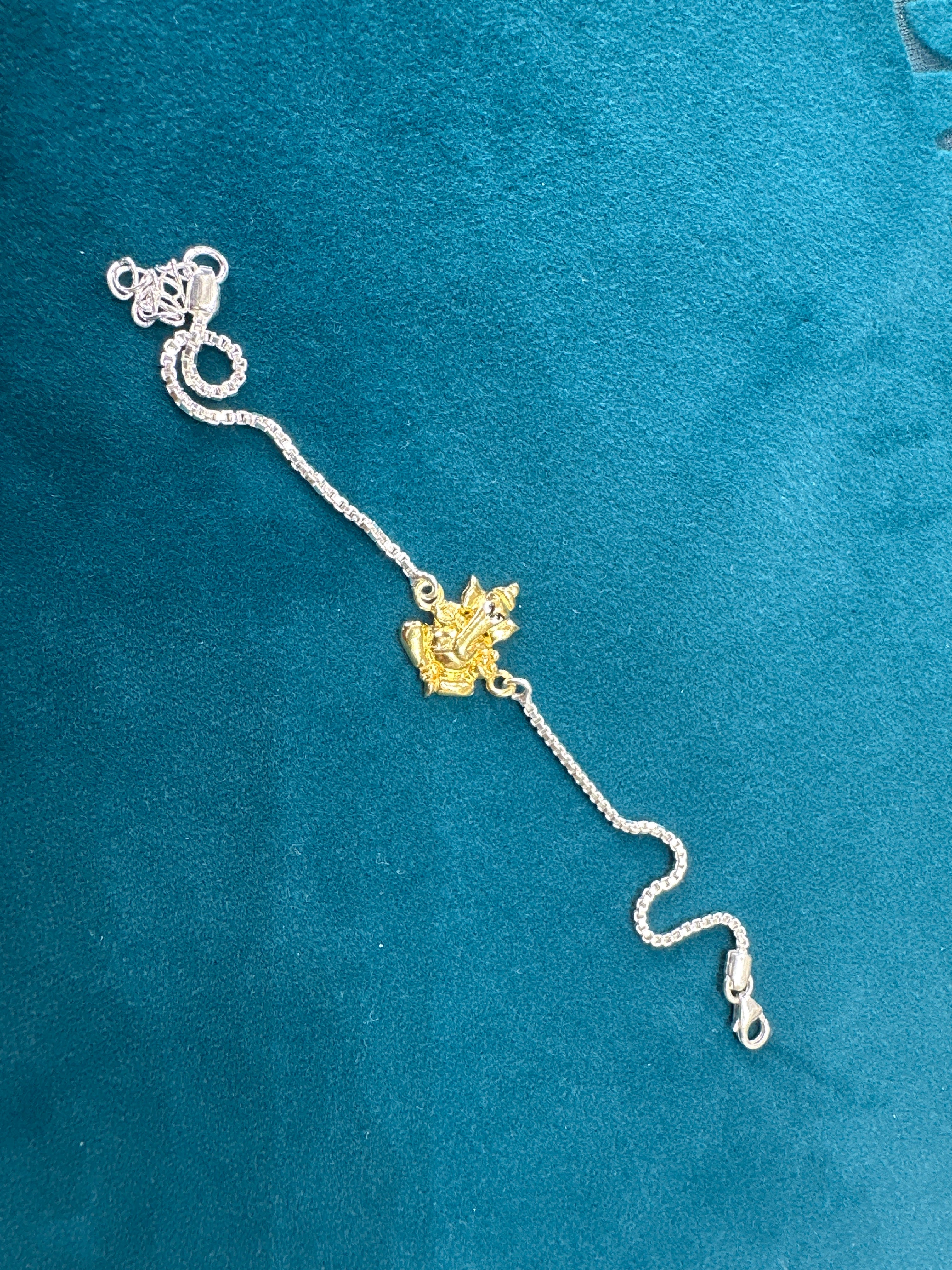 Silver Fancy Rakhi