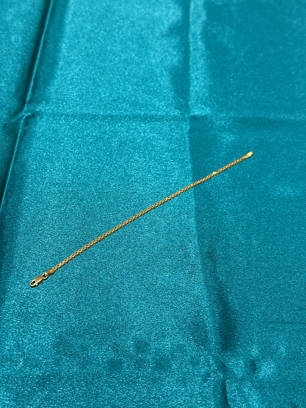 22K Gold Bracelet Simple Chain Design