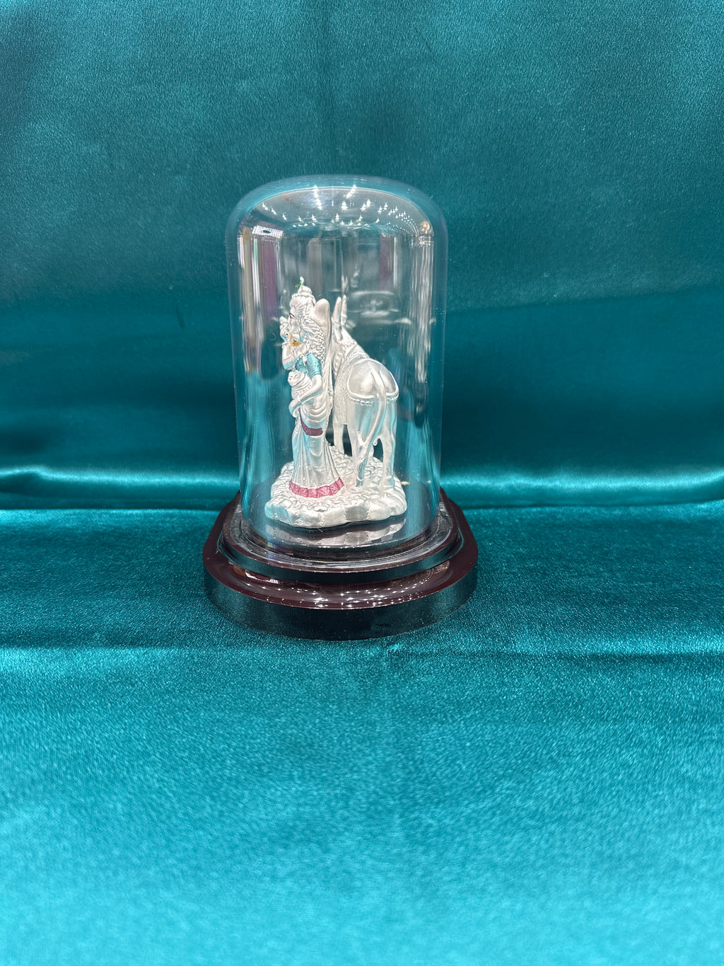 Pure Silver Radha Krishna Ji Idol (Murti)