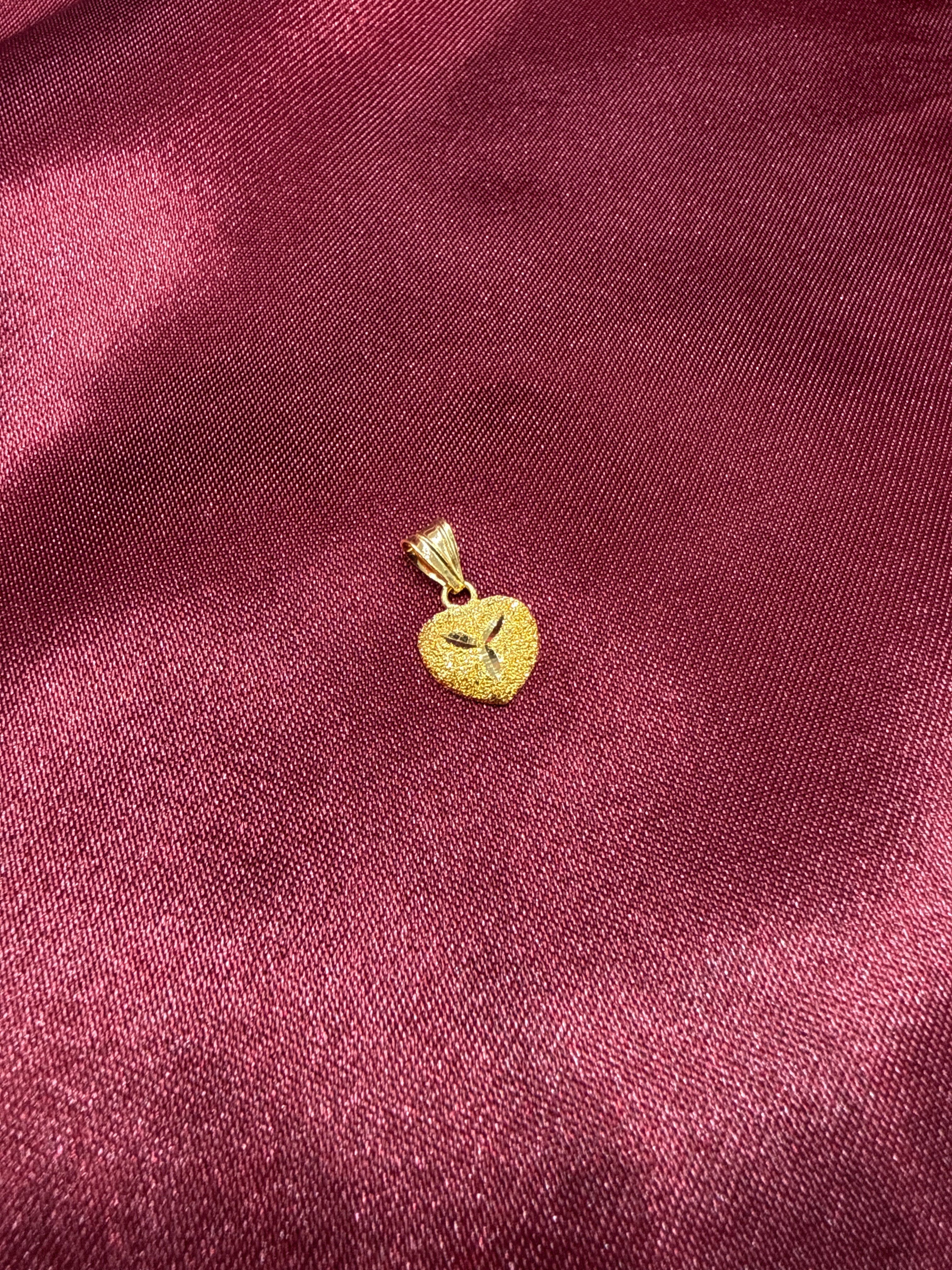 22k Gold Pendant and Earrings