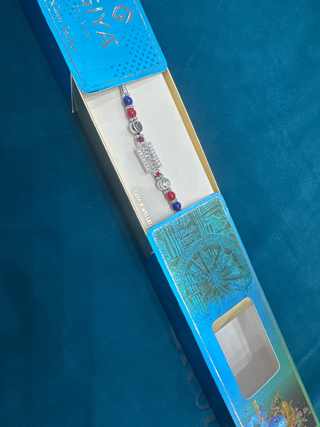 Silver Fancy Rakhi