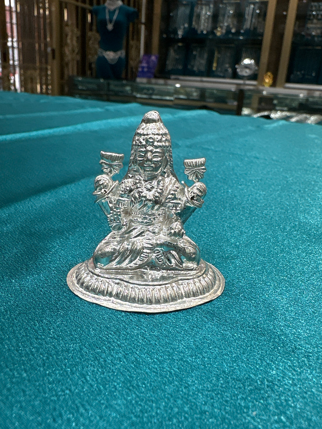 Silver Lakshmi Ji Idol