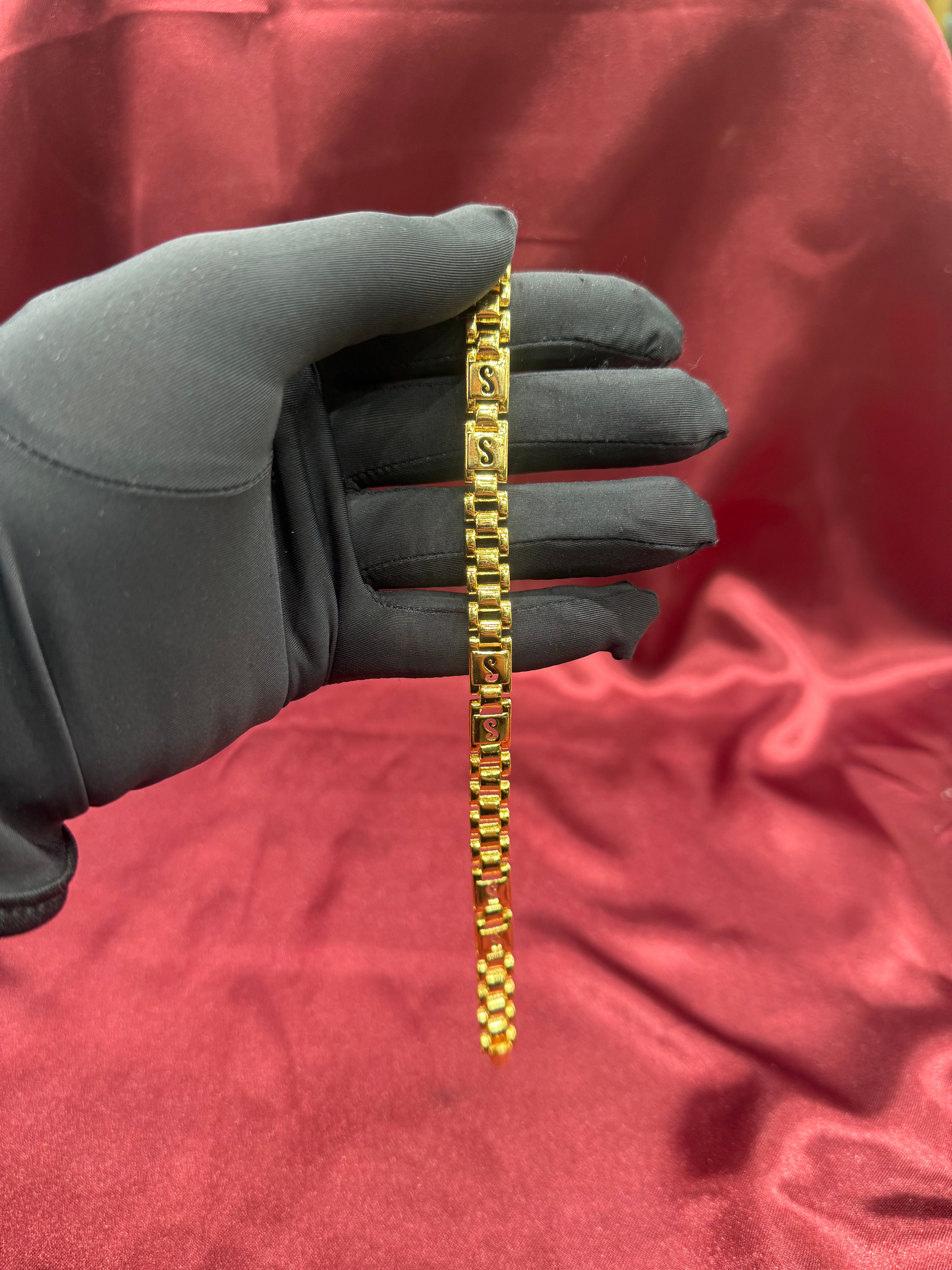 Men’s Gold Plated Silver 925 Bracelet