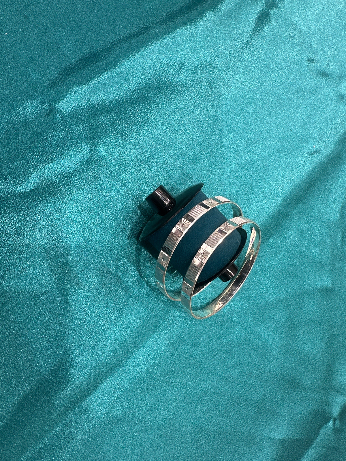 Designer Silver Bangles