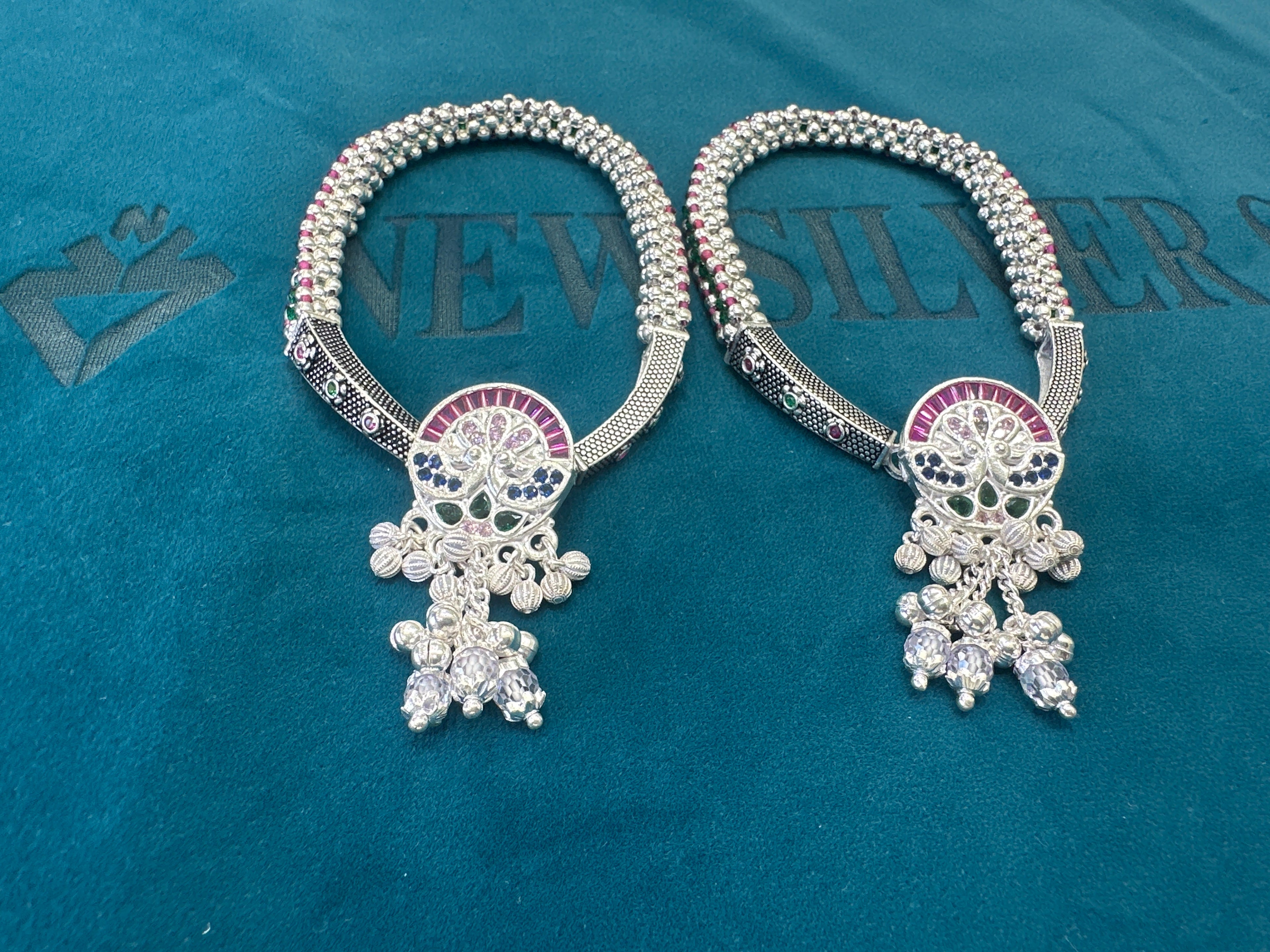 Women’s Fancy/Traditional Silver kada Anklet
