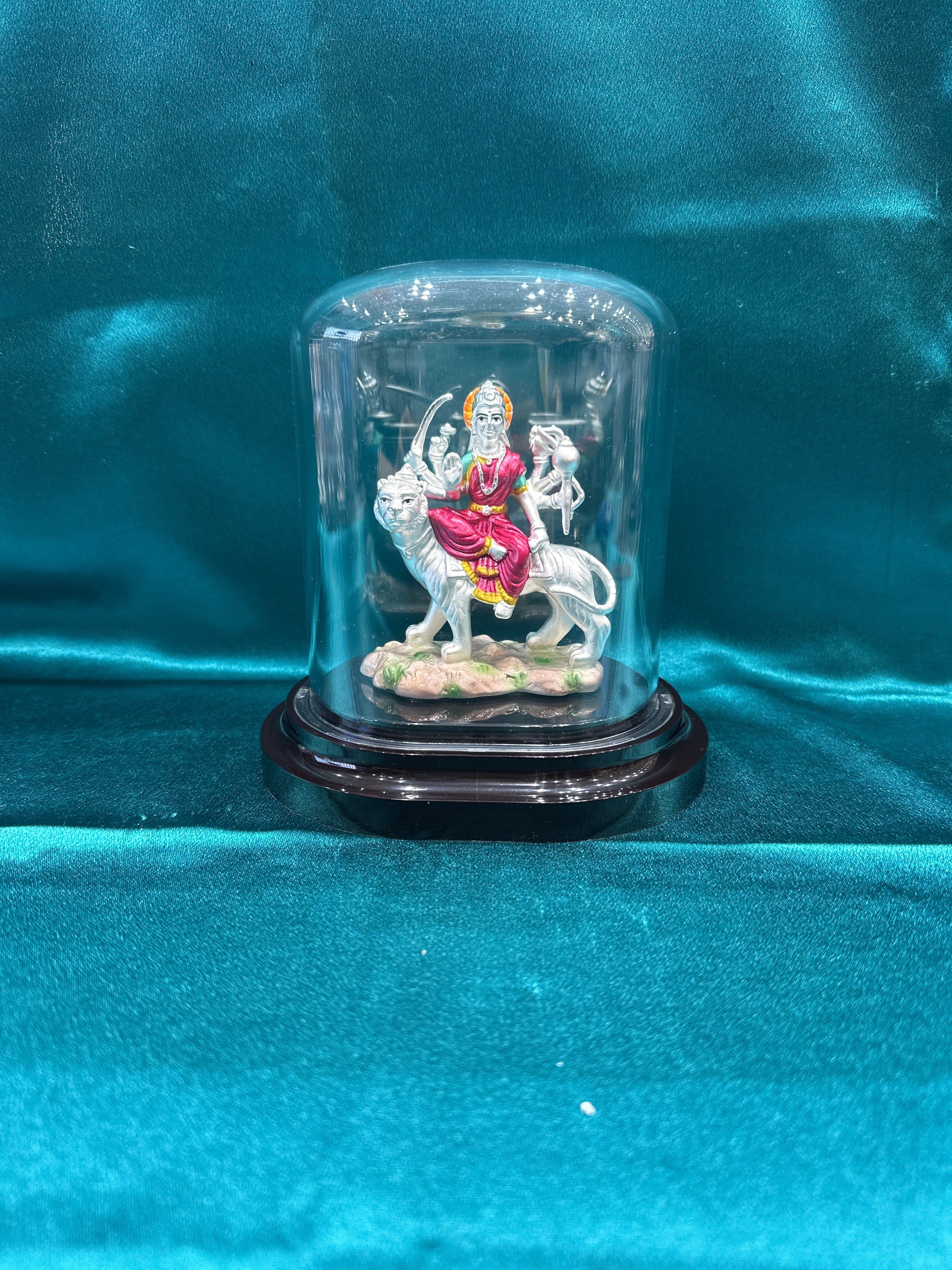 Pure Silver Ambe Mata Ji Idol (Murti)