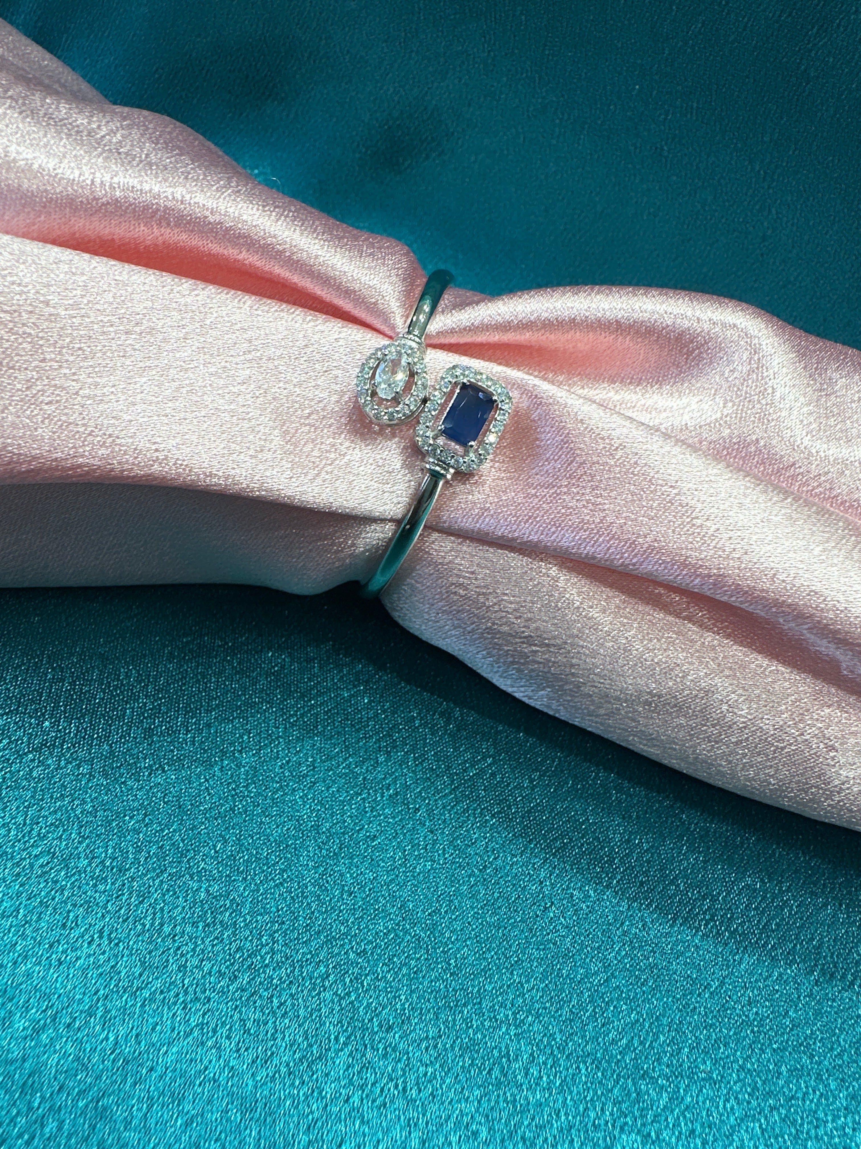 Fancy Silver baby bangles