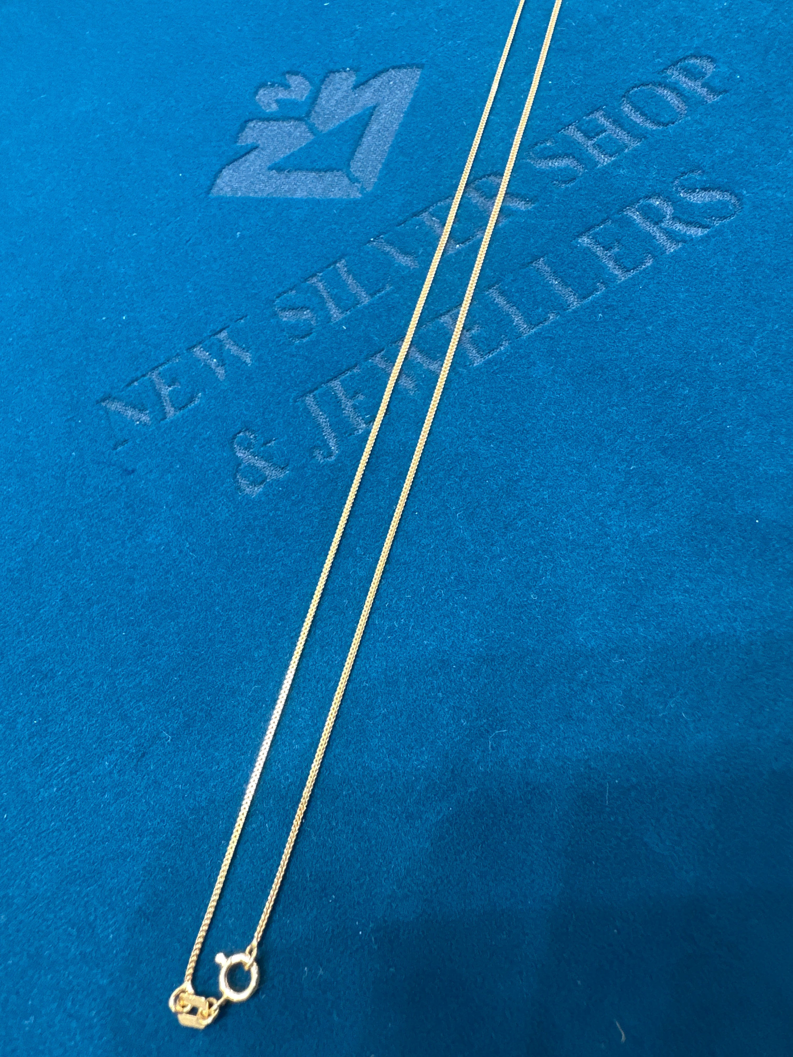 22K Simple Gold Chain