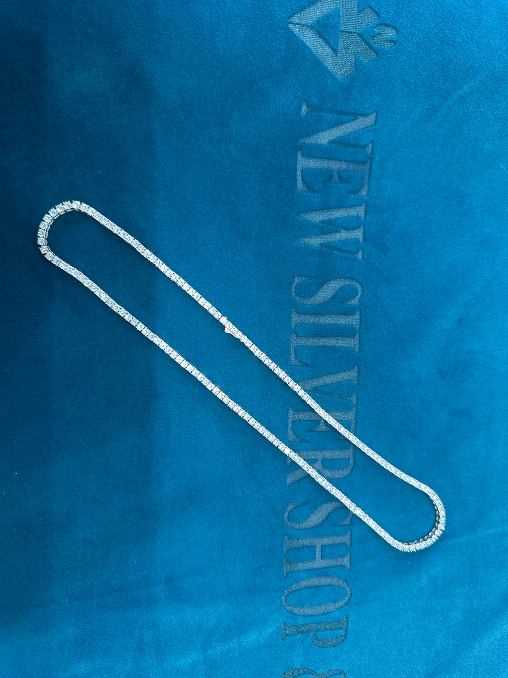 Women’s Fancy Silver 925 Tennis  Chain