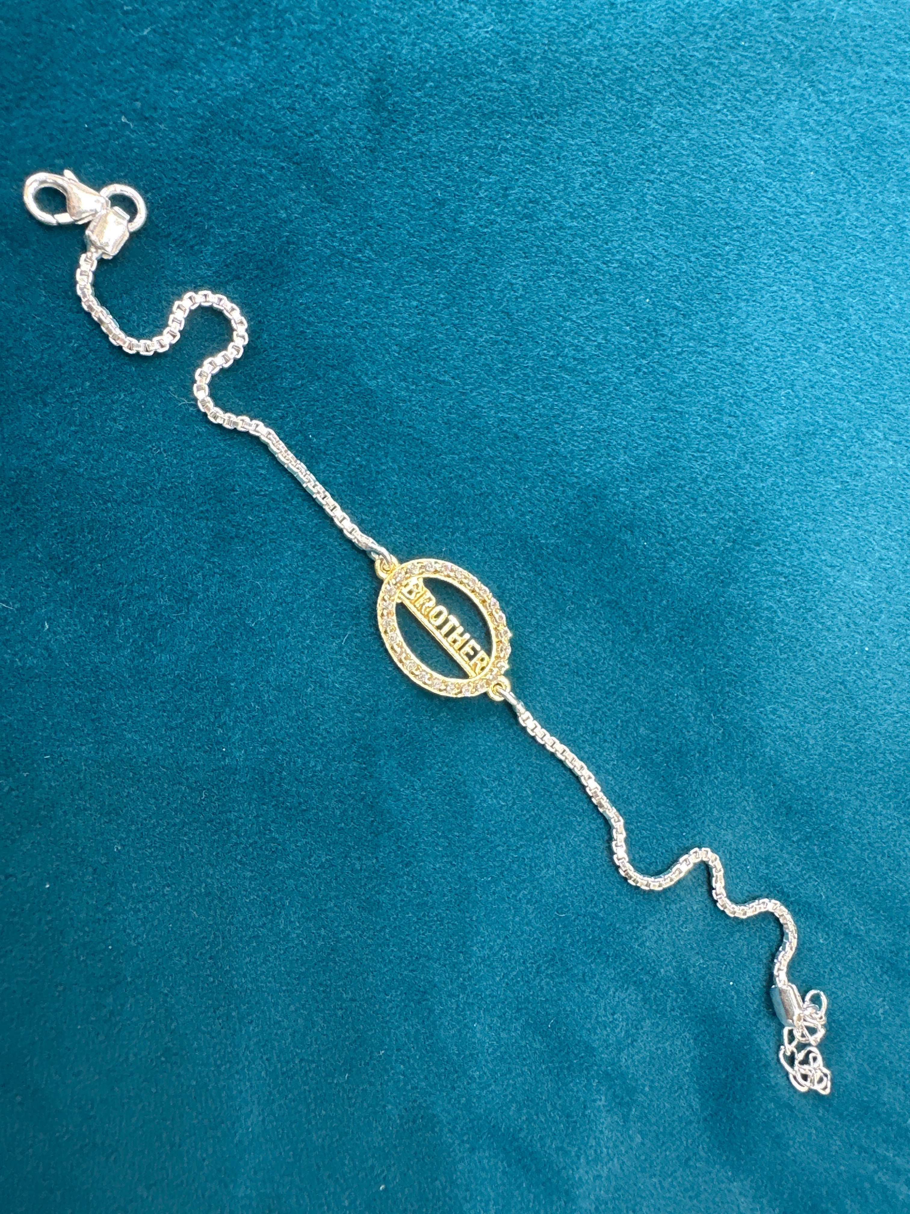 Silver Fancy Rakhi