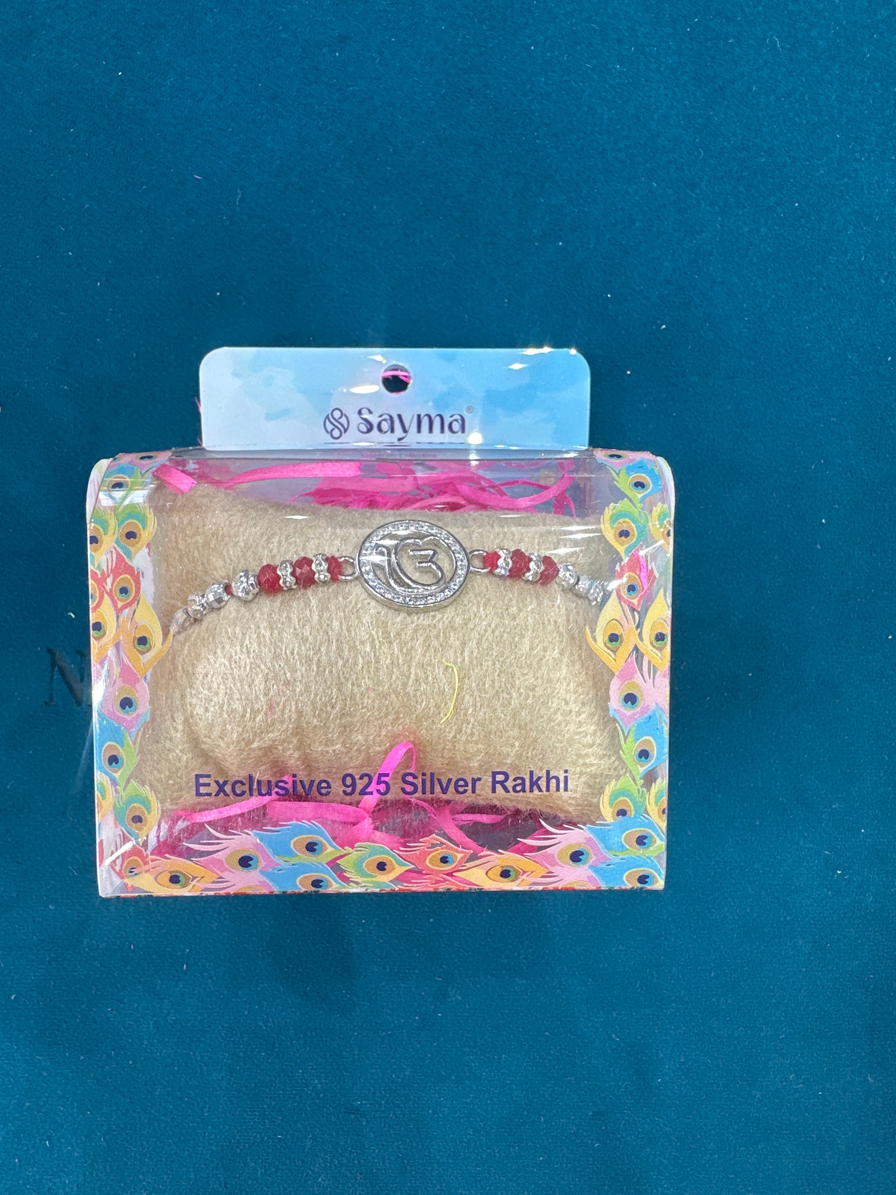 Silver Fancy Rakhi