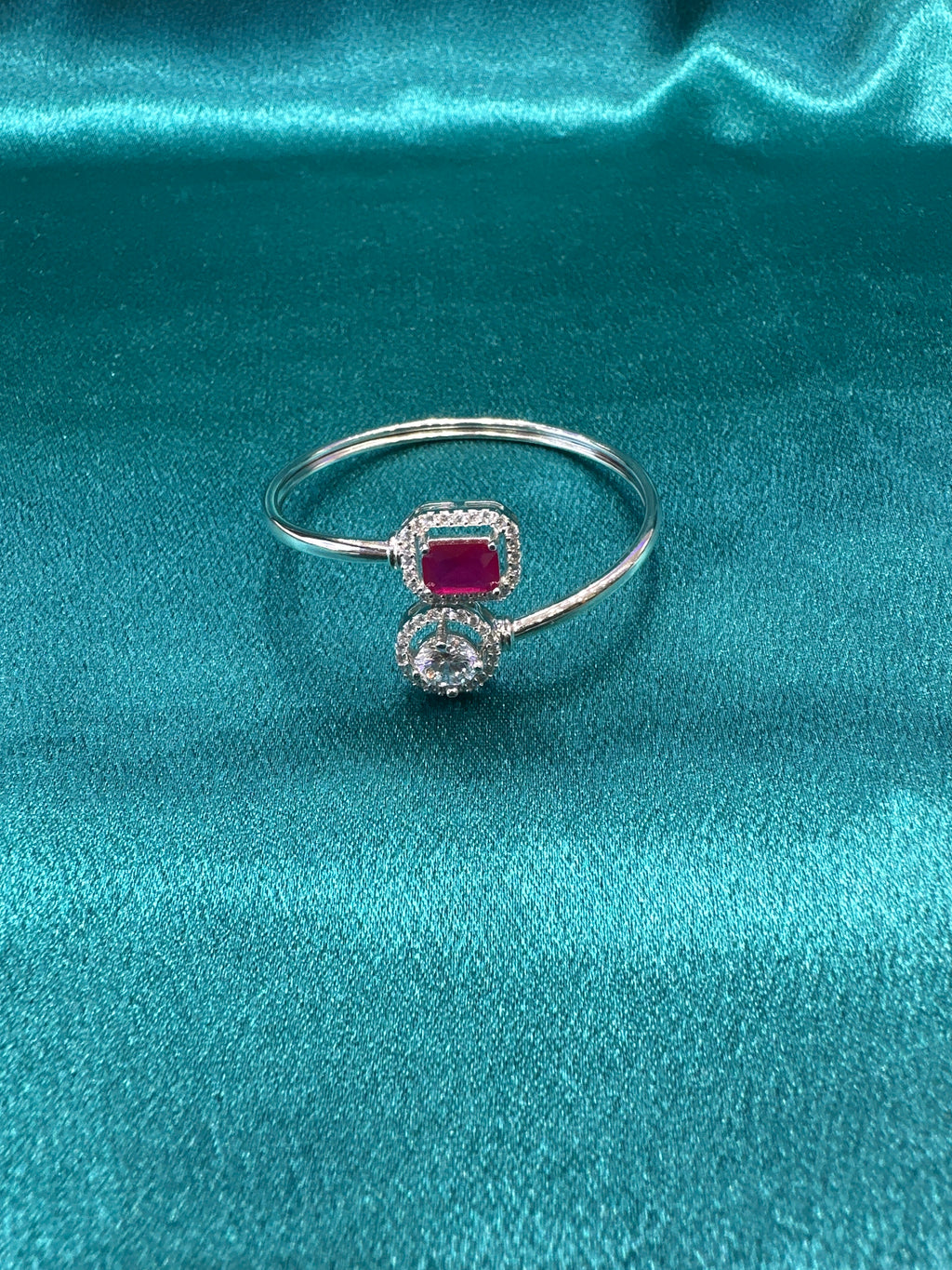 Fancy Silver baby bangles