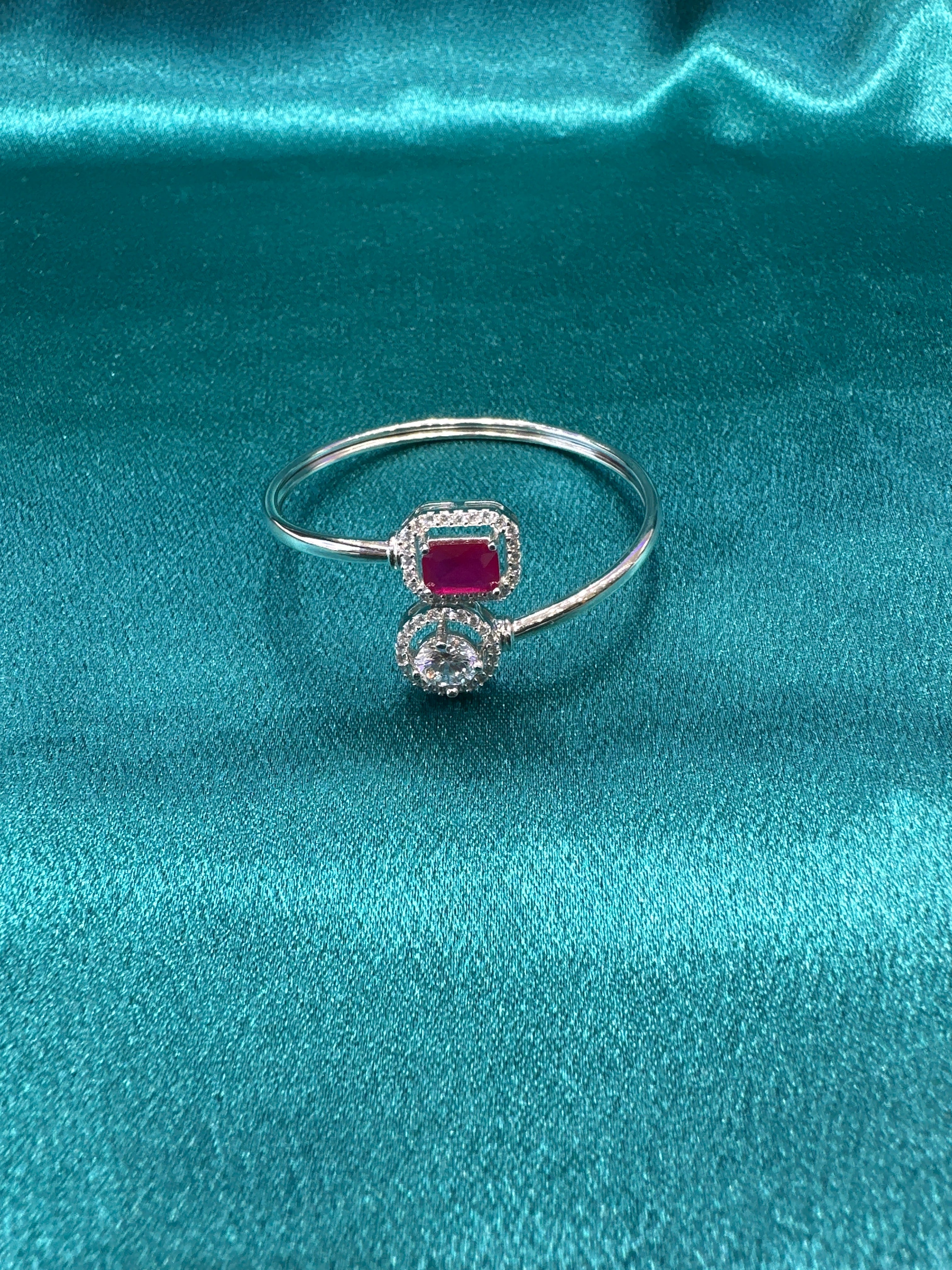 Fancy Silver baby bangles