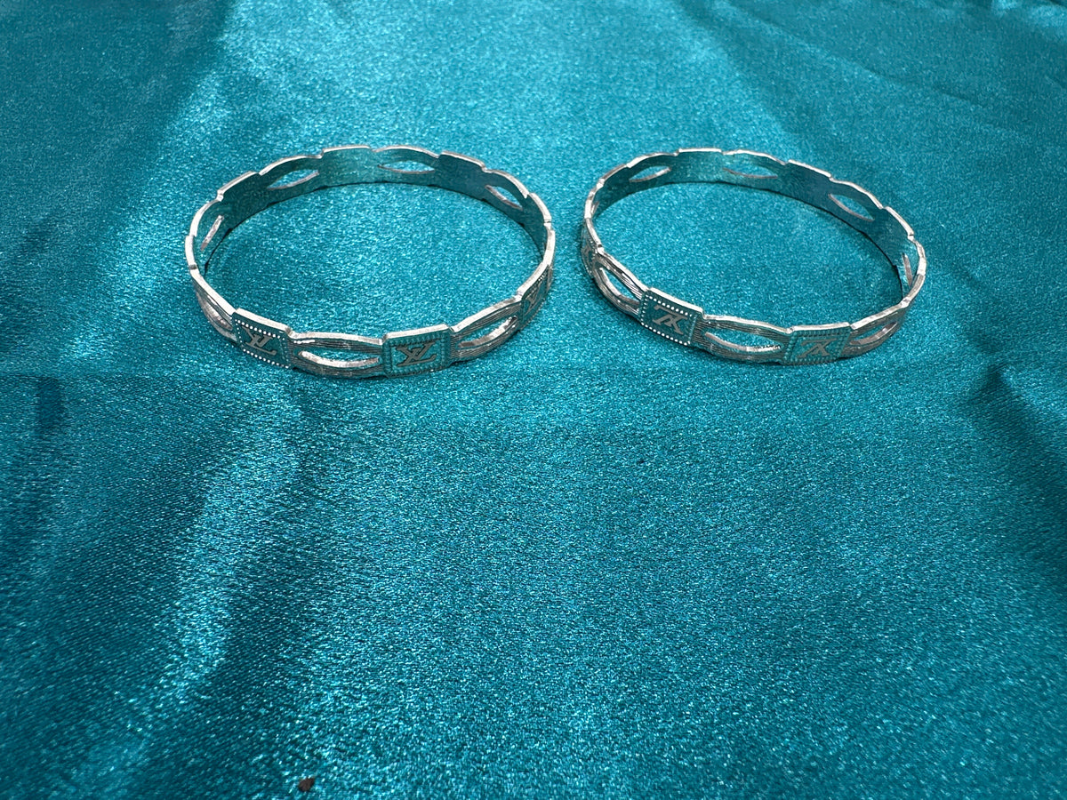 Designer Silver Bangles