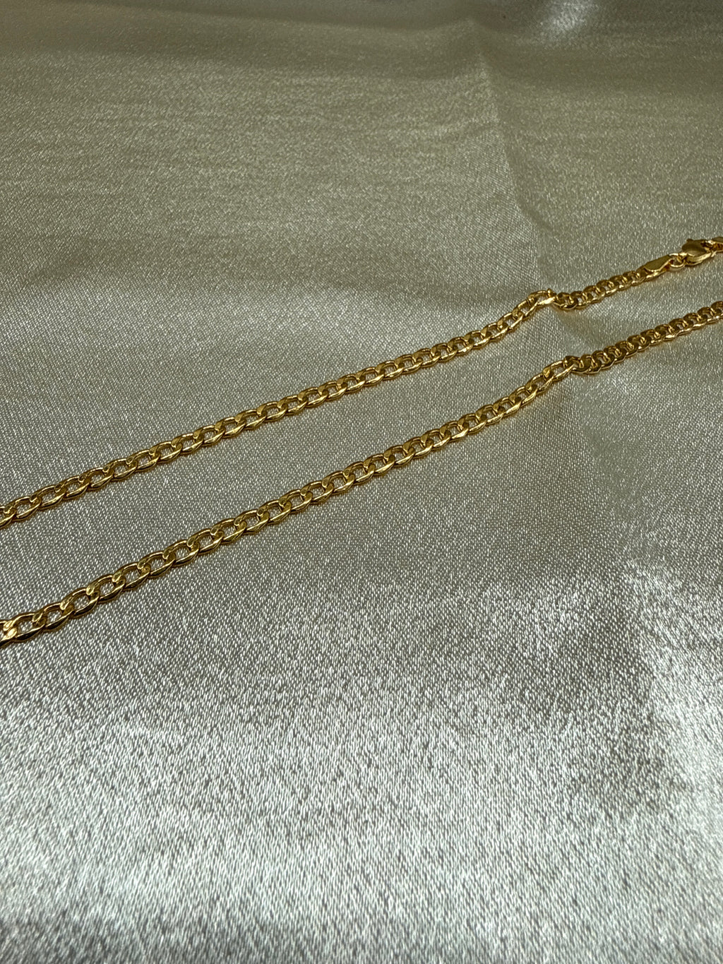 22K Gold Chain (Light Weight Cuban Link)
