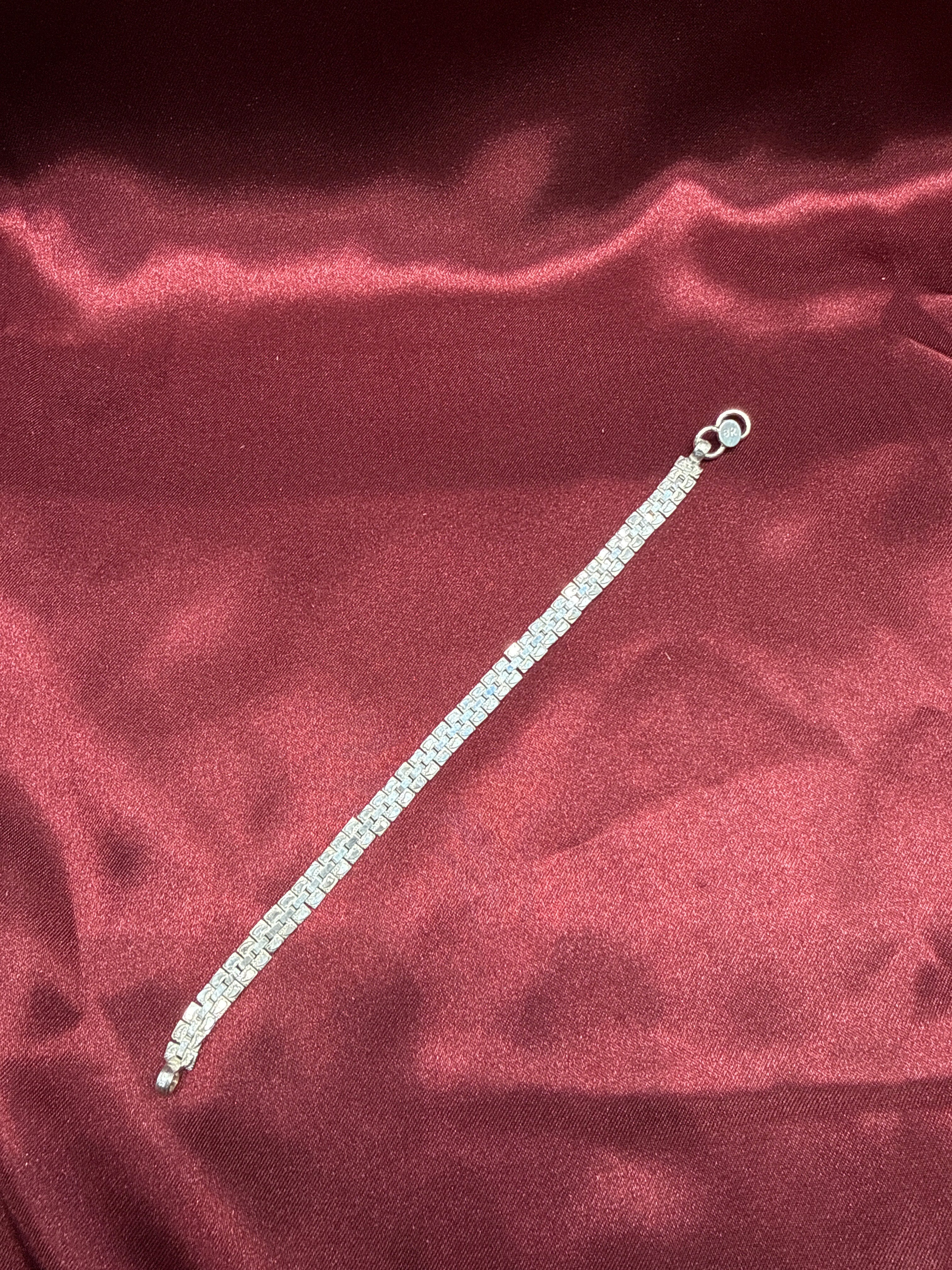 Men’s Silver Designer Bracelet (8mm)