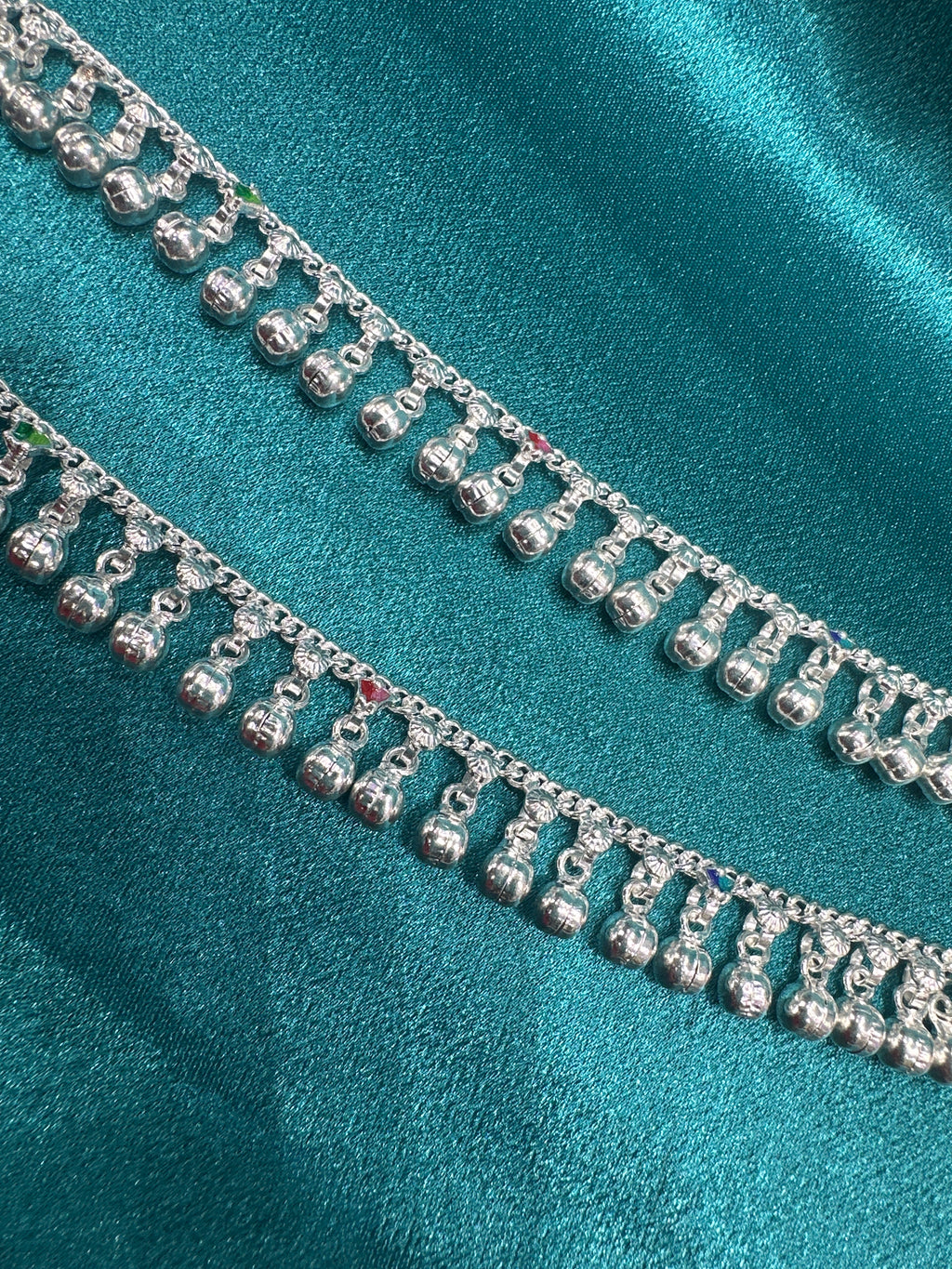 Fancy Silver baby anklet(Size: 2-3 year old)