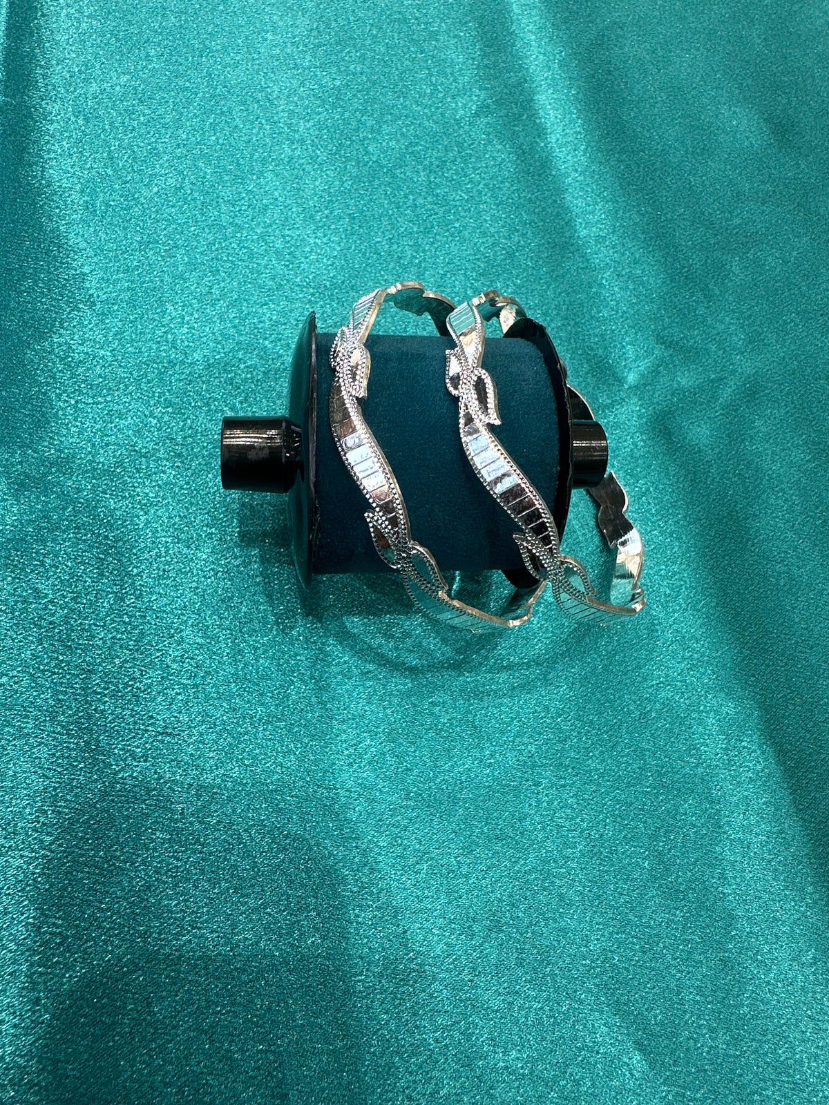 Designer Silver Bangles