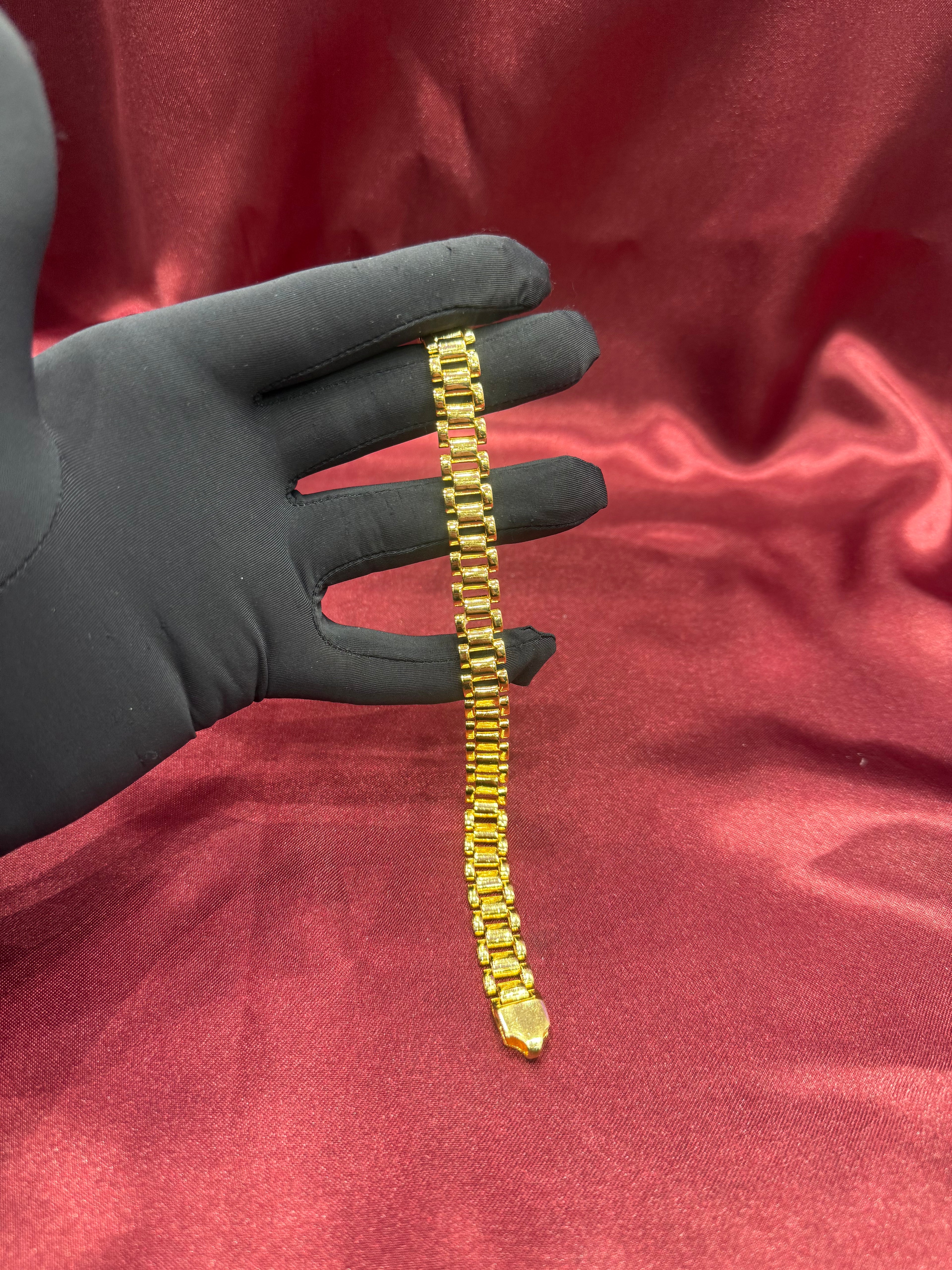 Men’s Gold Plated Silver 925 Bracelet