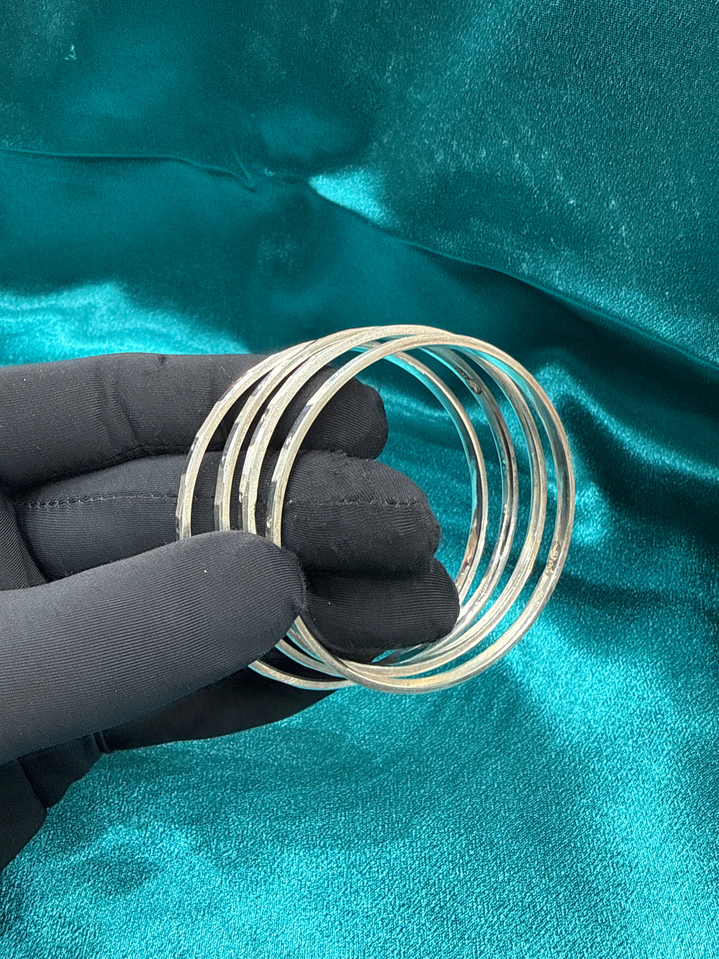 Designer Silver Bangles