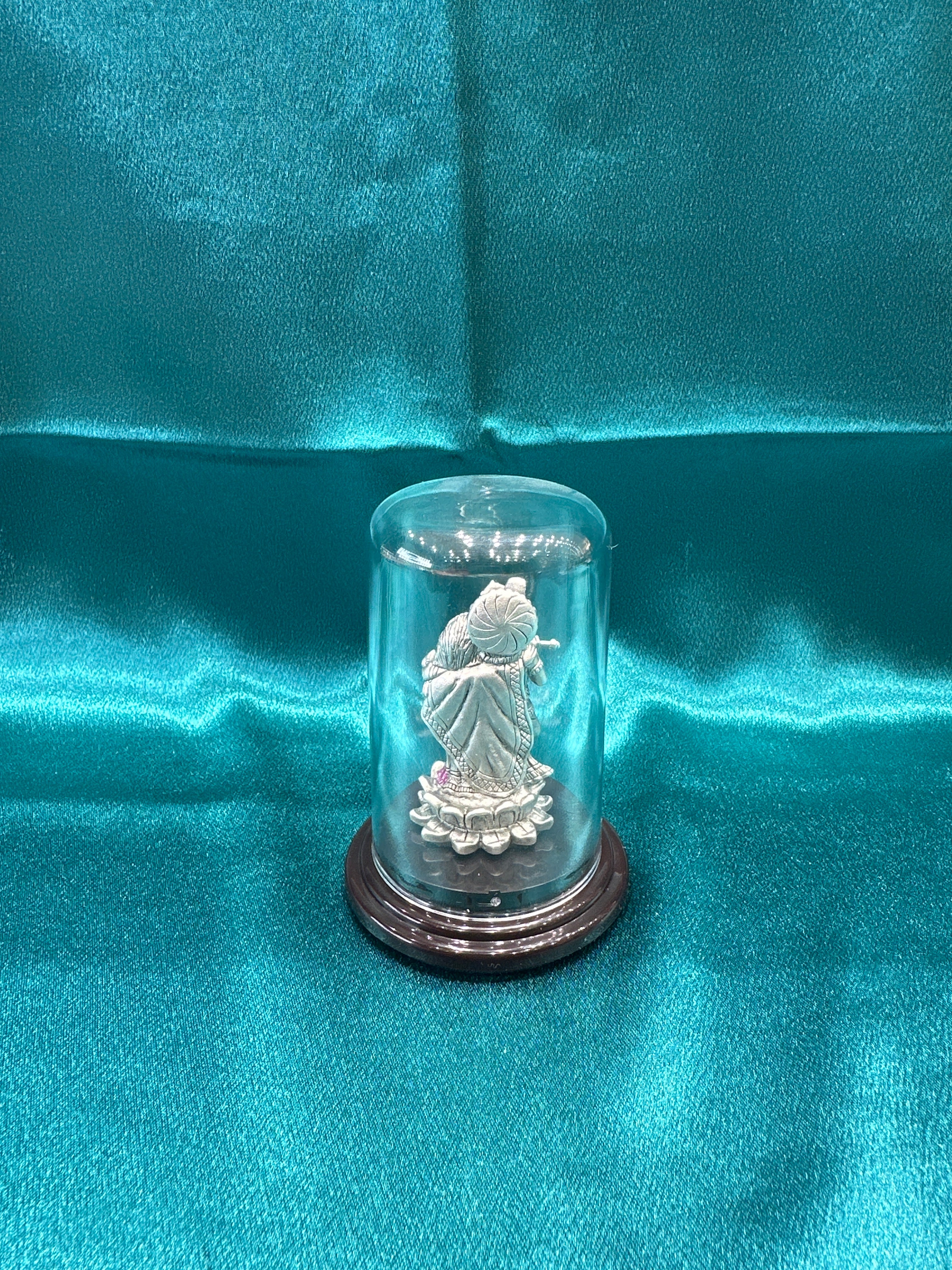 Pure Silver Radha Krishna Ji Idol (Murti)
