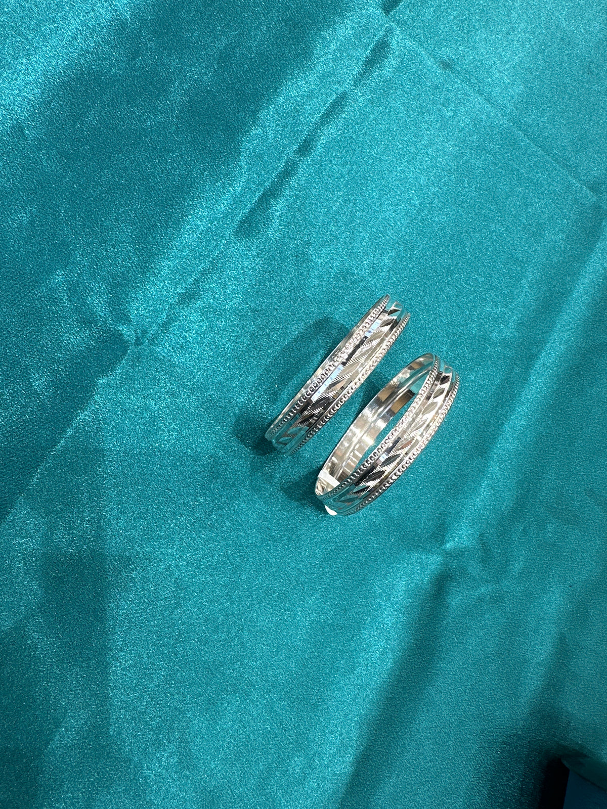Designer Silver Bangles