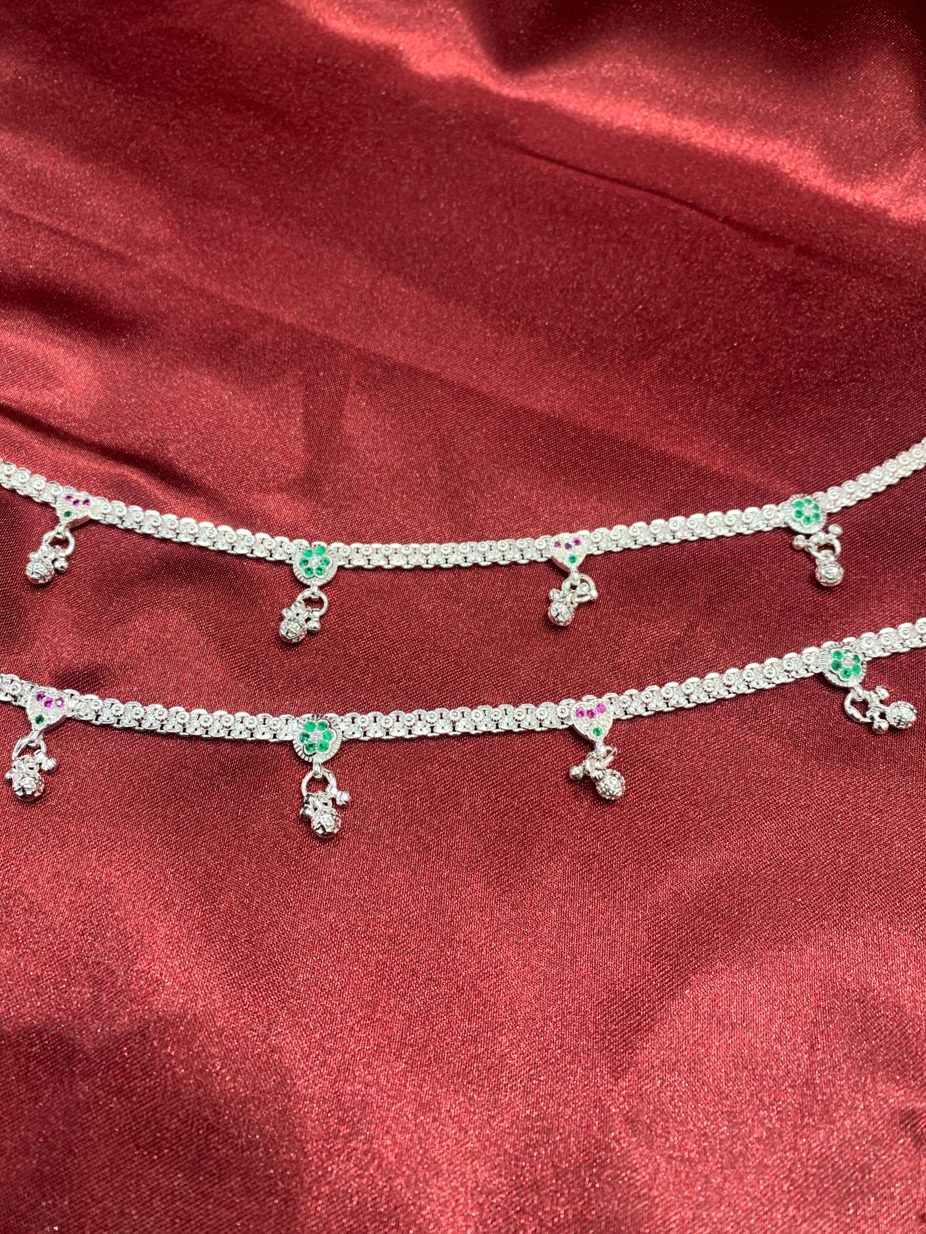 Women’s Fancy/Traditional Silver Anklet
