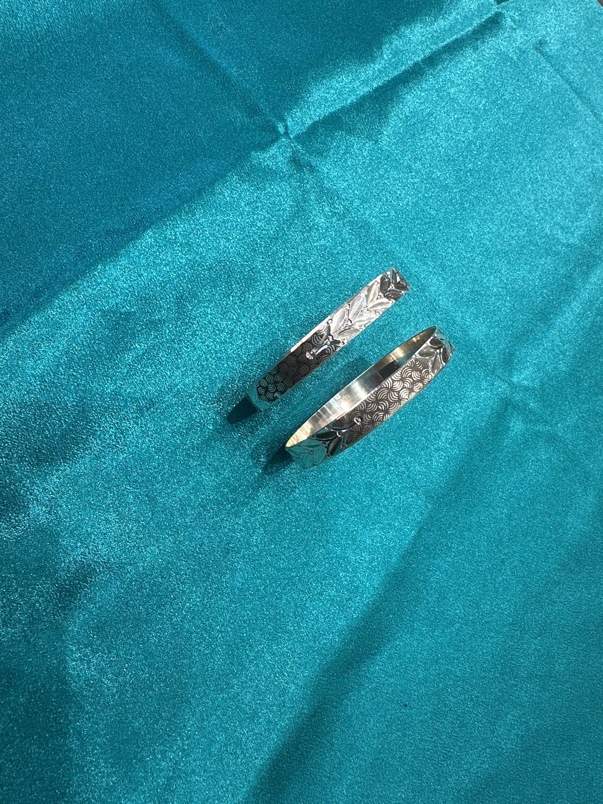 Designer Silver Bangles