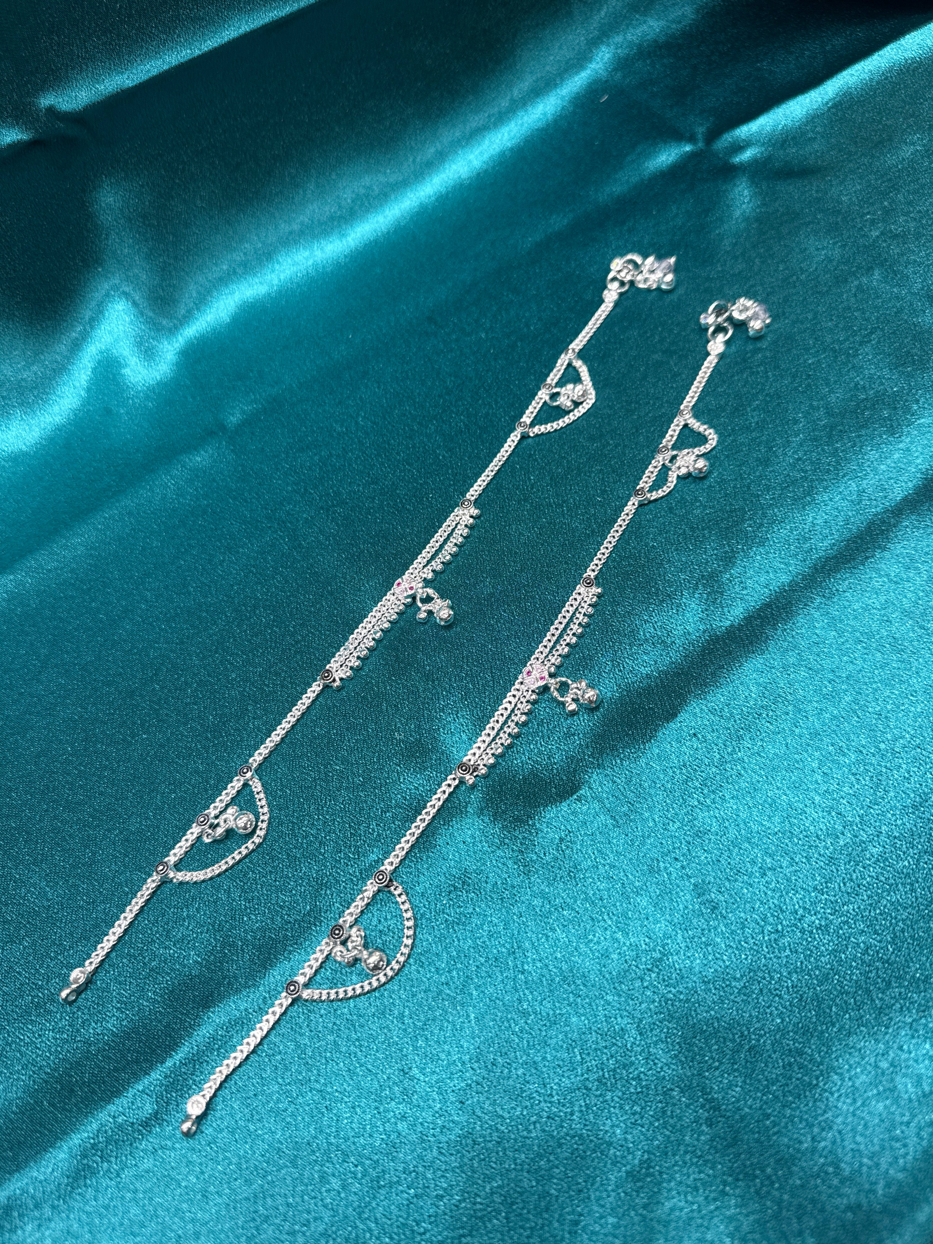 Women’s Fancy/Traditional Silver Anklet