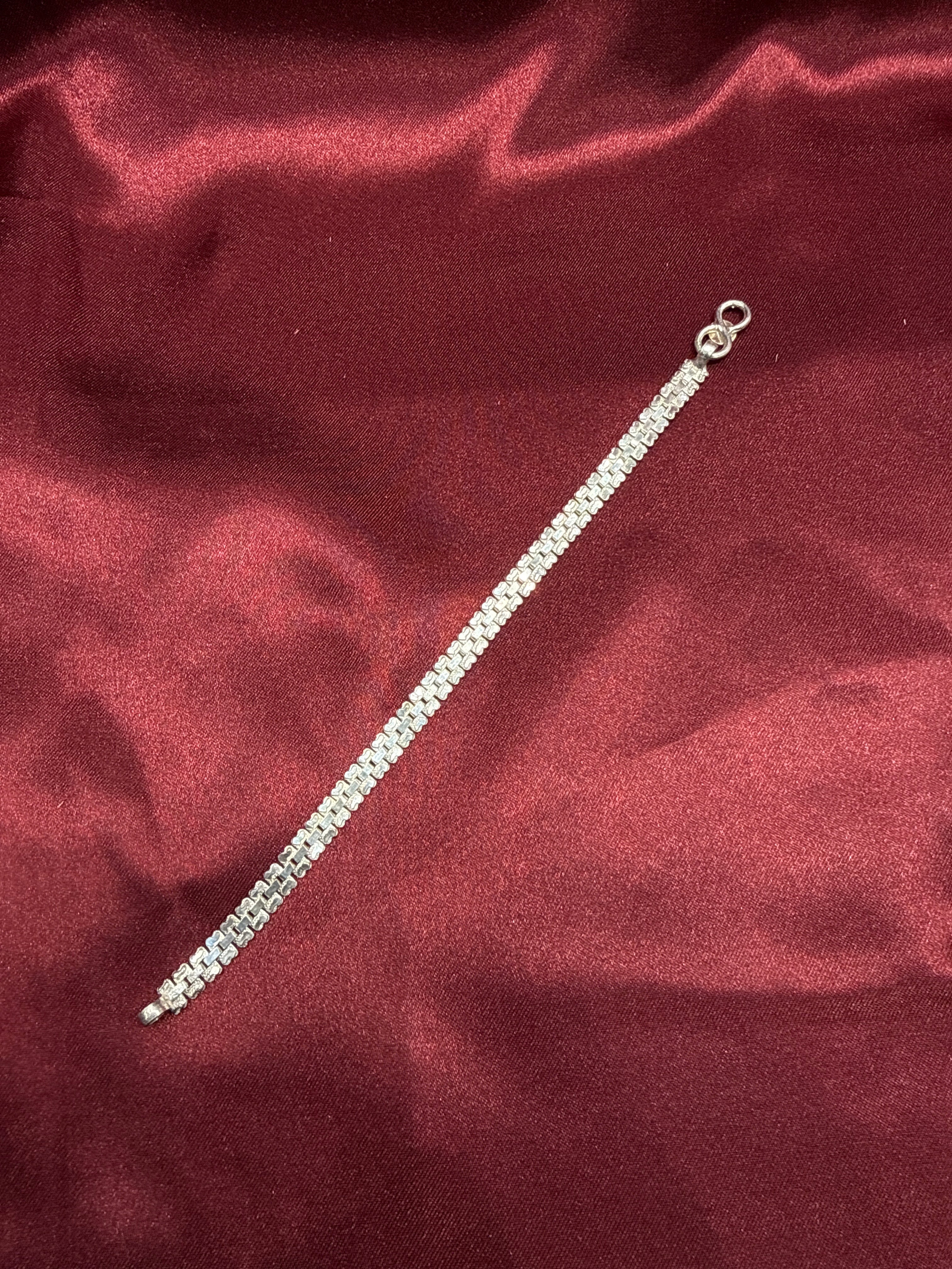 Men’s Silver Designer Bracelet (8mm)